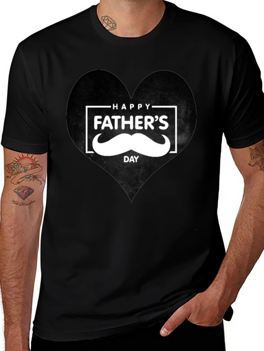 Happy Fathers Day Mustache T-Shirt