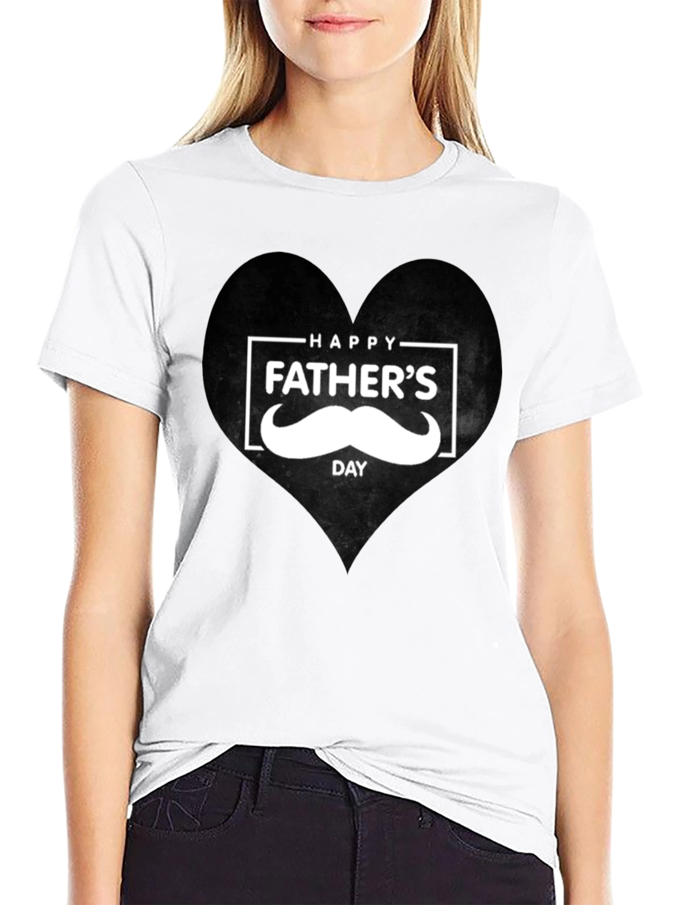 Happy Fathers Day Mustache T-Shirt