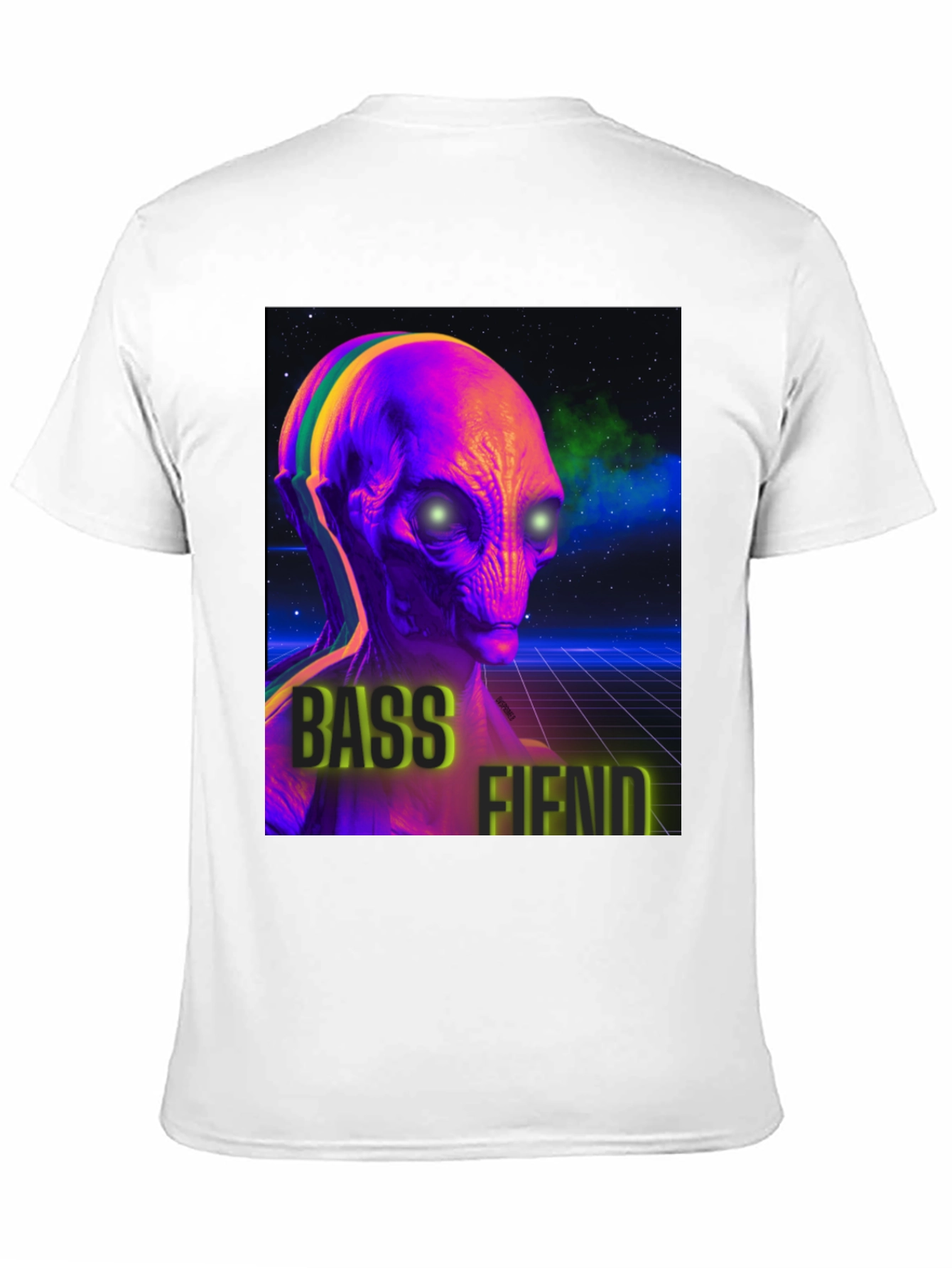 Bass Fiend Alien Graphic T-Shirt