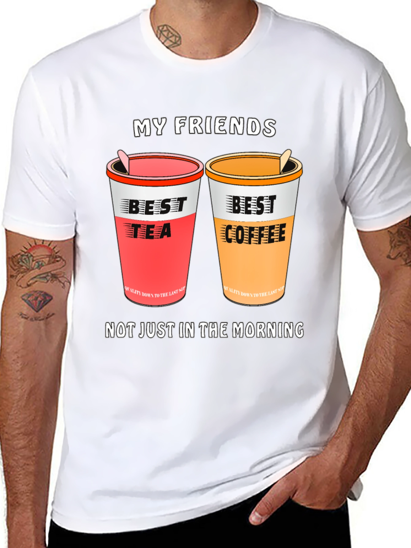 Tea & Coffee Best Friends T-Shirt