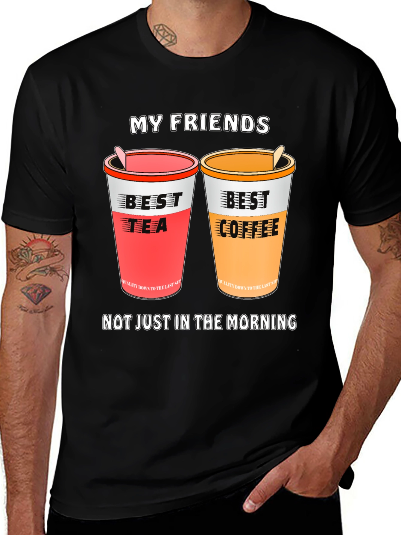 Tea & Coffee Best Friends T-Shirt