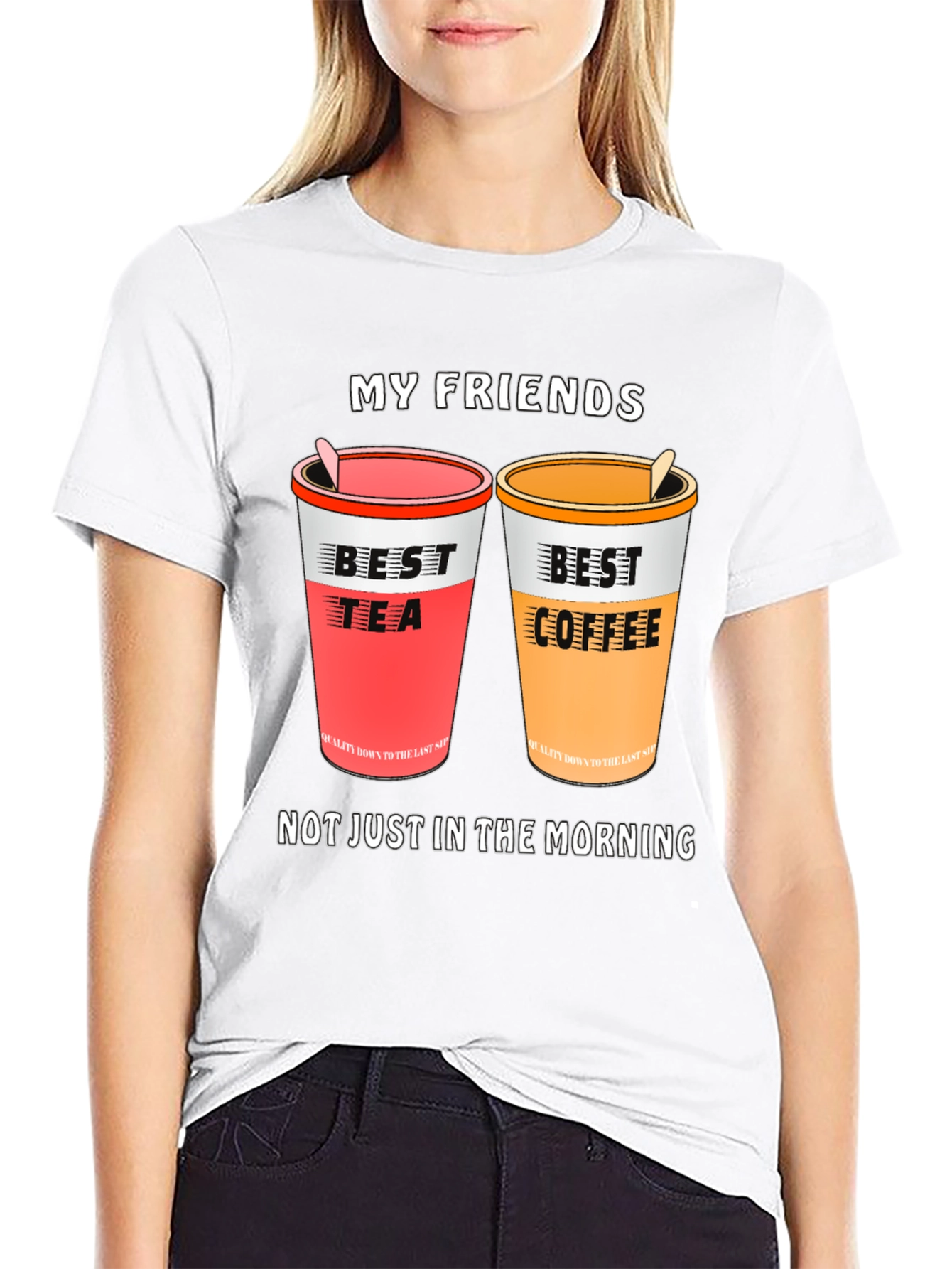 Tea & Coffee Best Friends T-Shirt