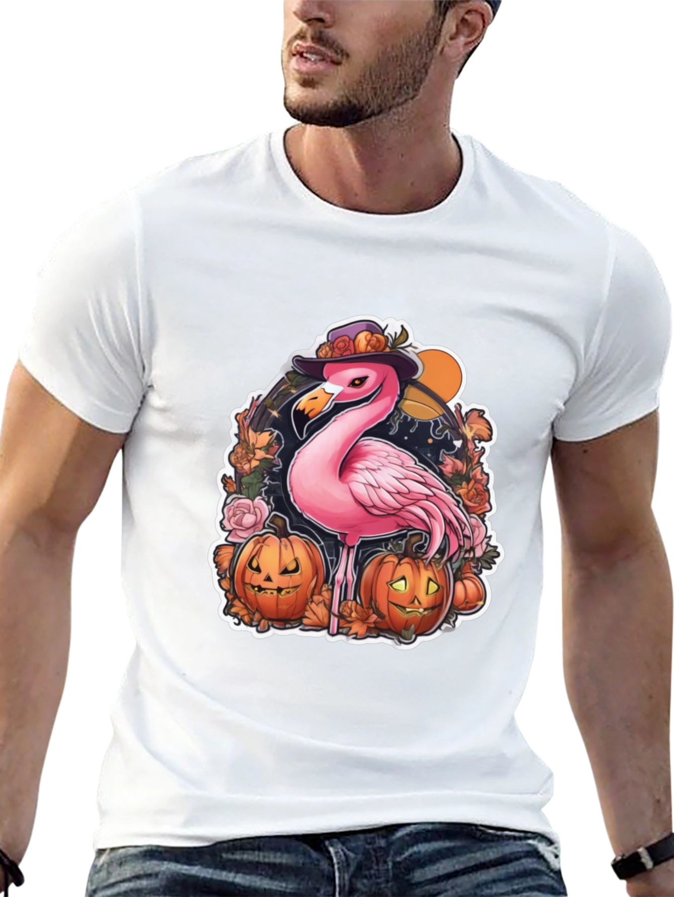 Halloween Flamingo T-Shirt