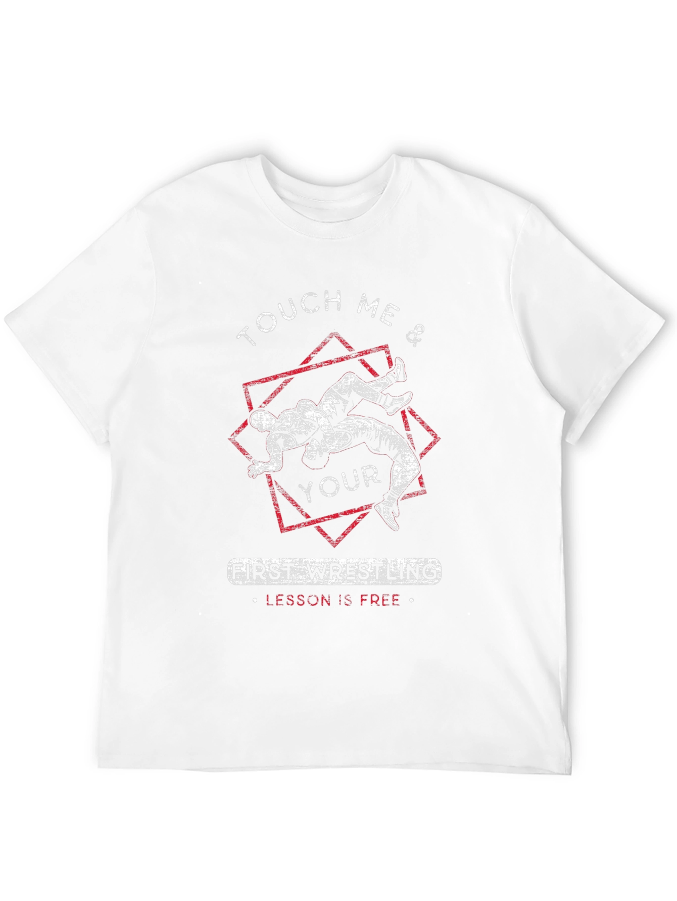 Wrestling Lesson Black Graphic Tee