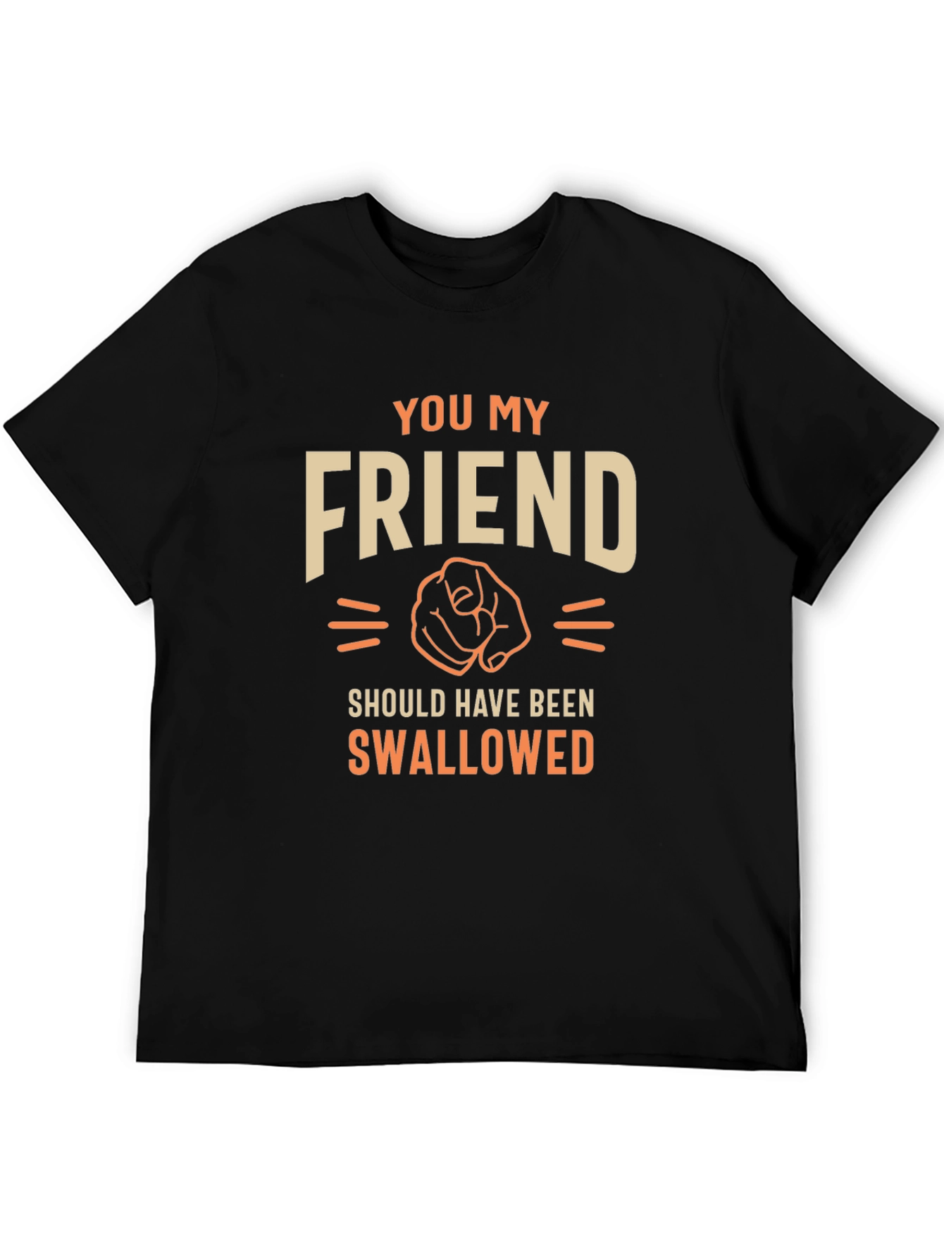 Humorous Graphic T-Shirt - You My Friend
