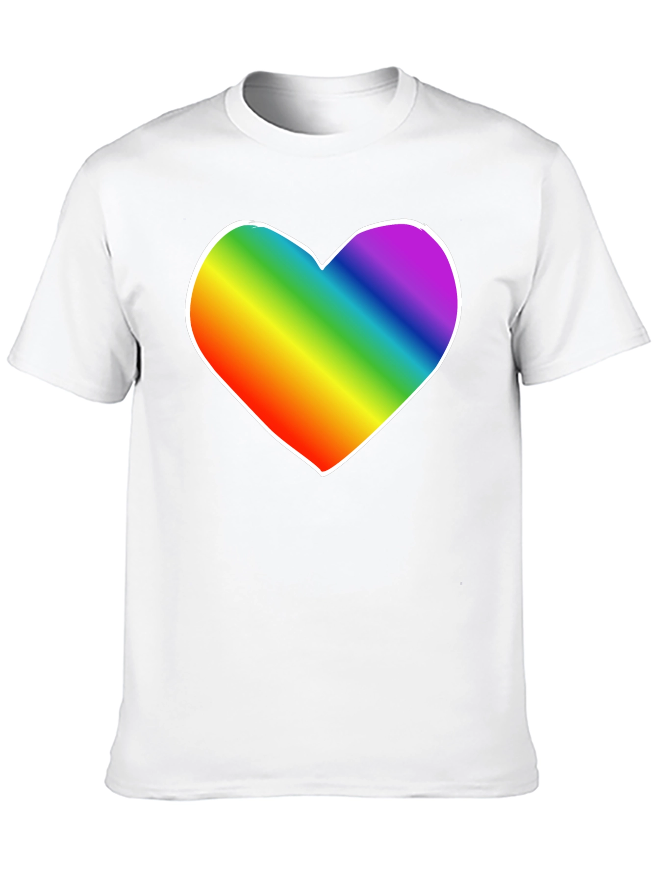 Rainbow Heart Tee - Pride Shirt