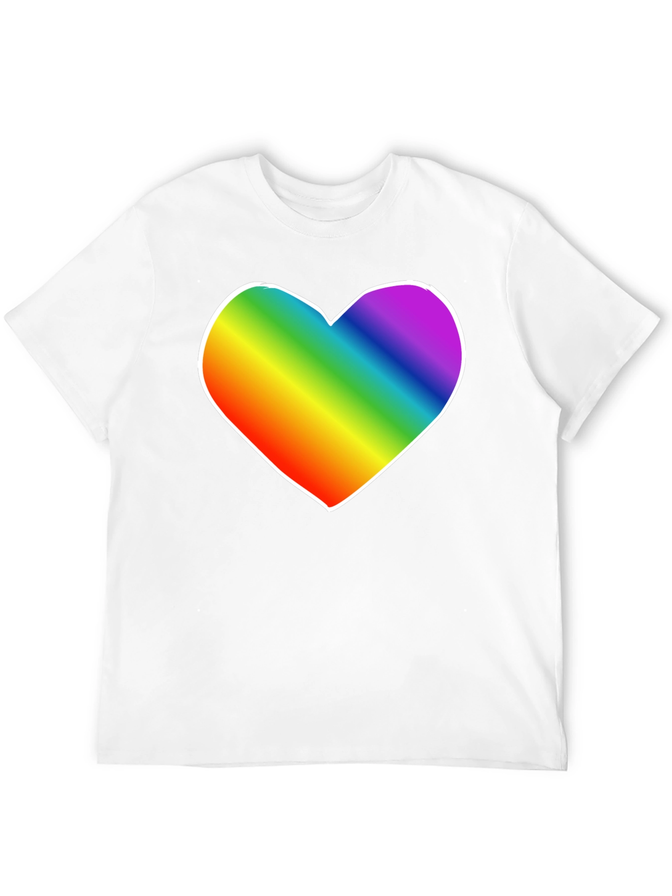 Rainbow Heart Tee - Pride Shirt