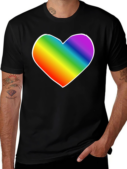 Rainbow Heart Tee - Pride Shirt