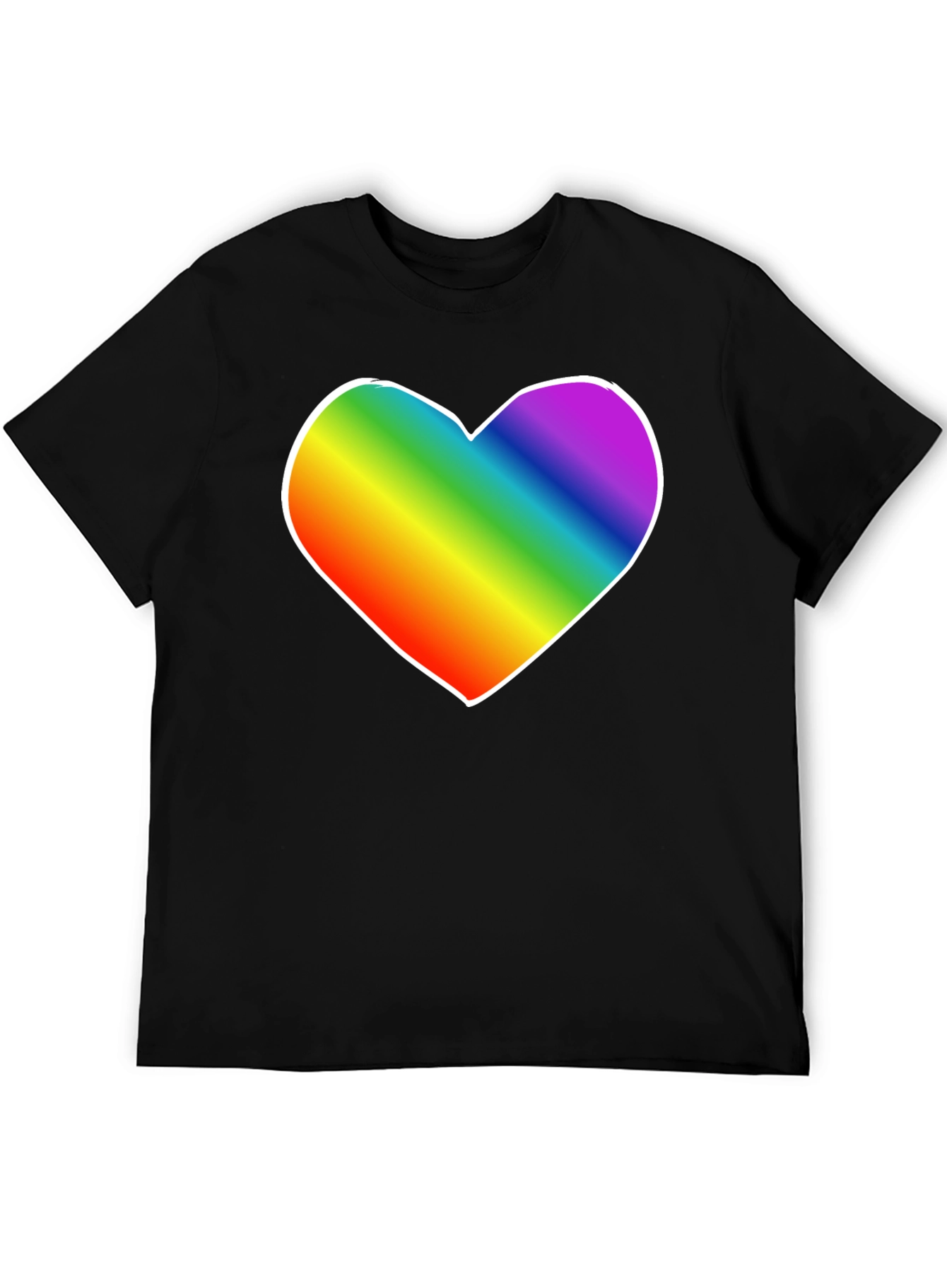 Rainbow Heart Tee - Pride Shirt