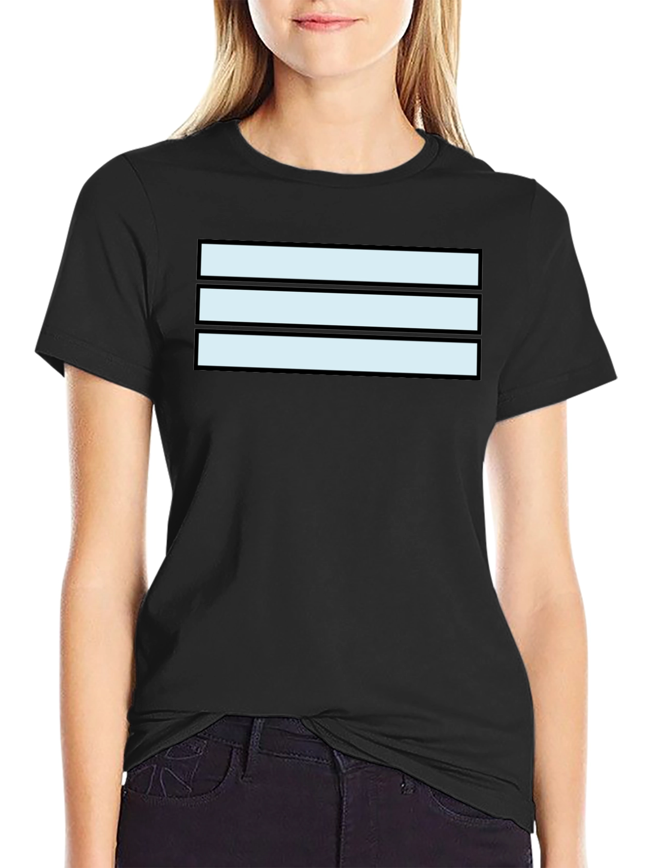 Striped Graphic Tee - Modern Casual Comfort
