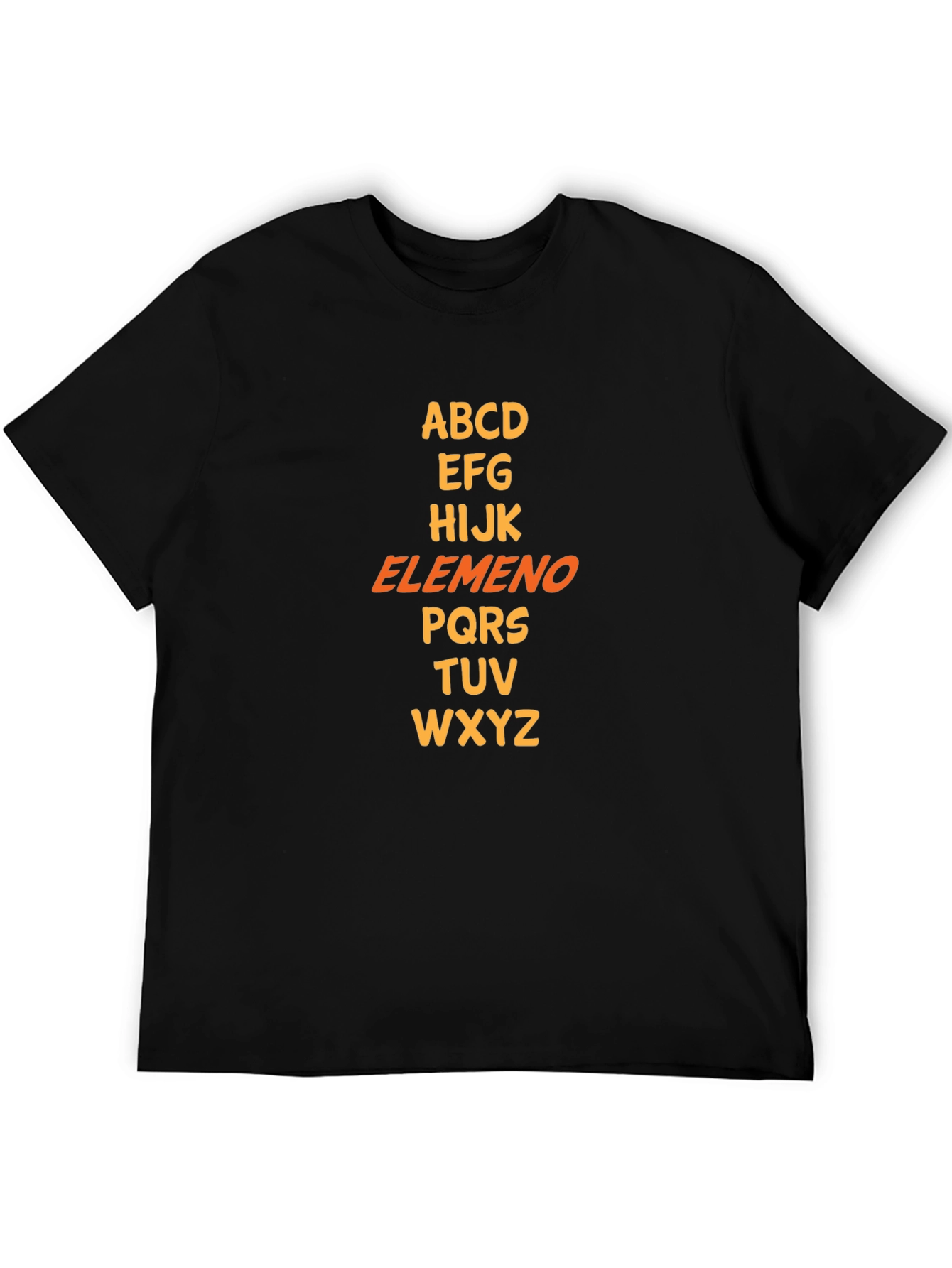 Alphabet T-Shirt: Elementary Fun!