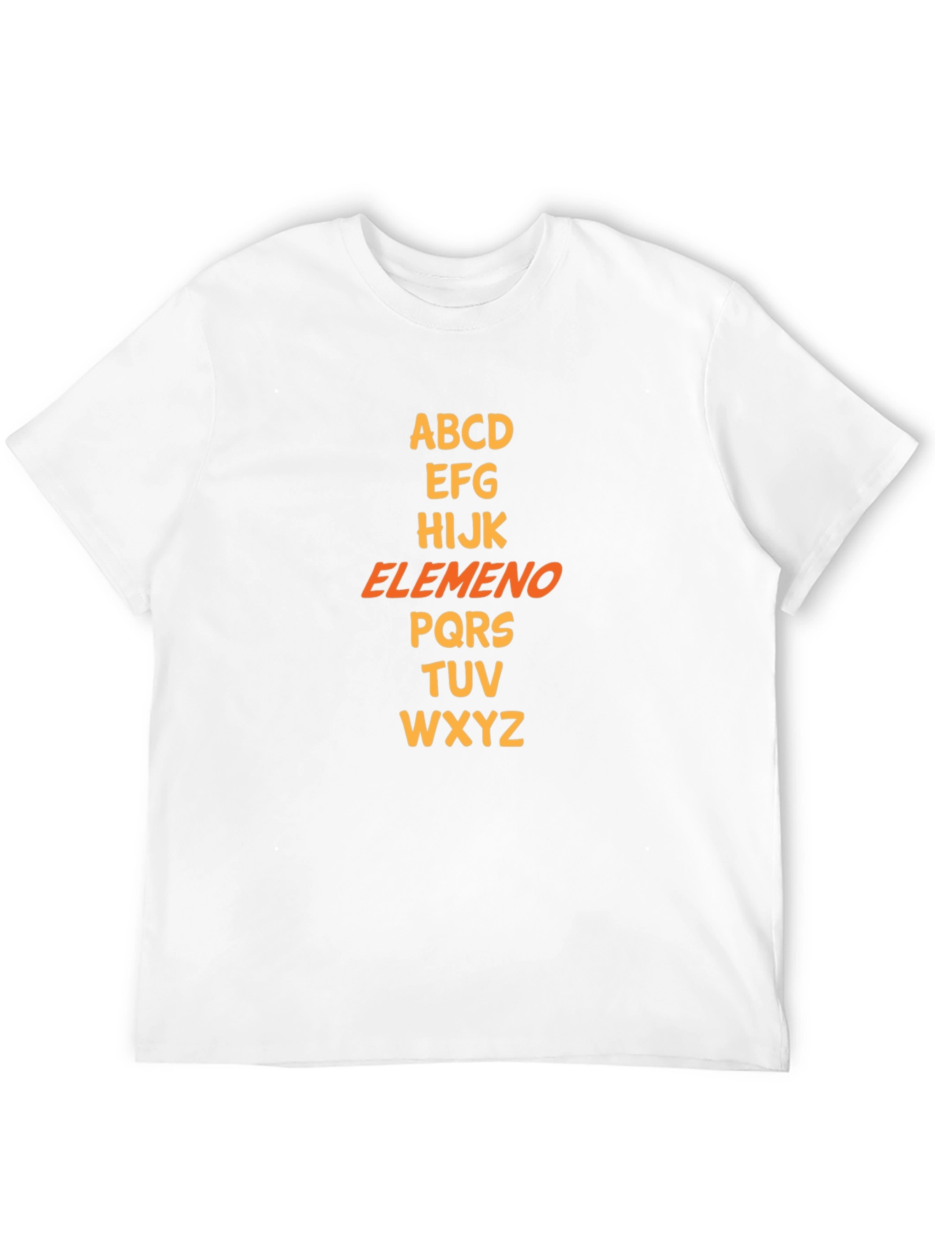 Alphabet T-Shirt: Elementary Fun!
