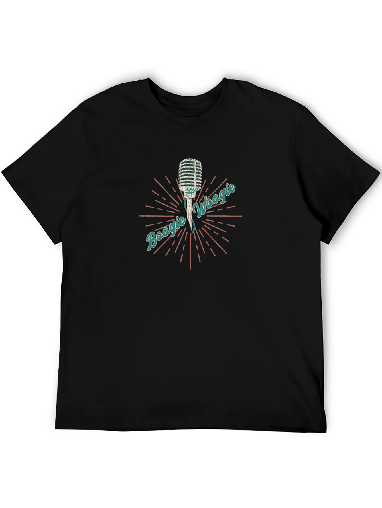 Boogie Woogie Microphone Graphic Tee