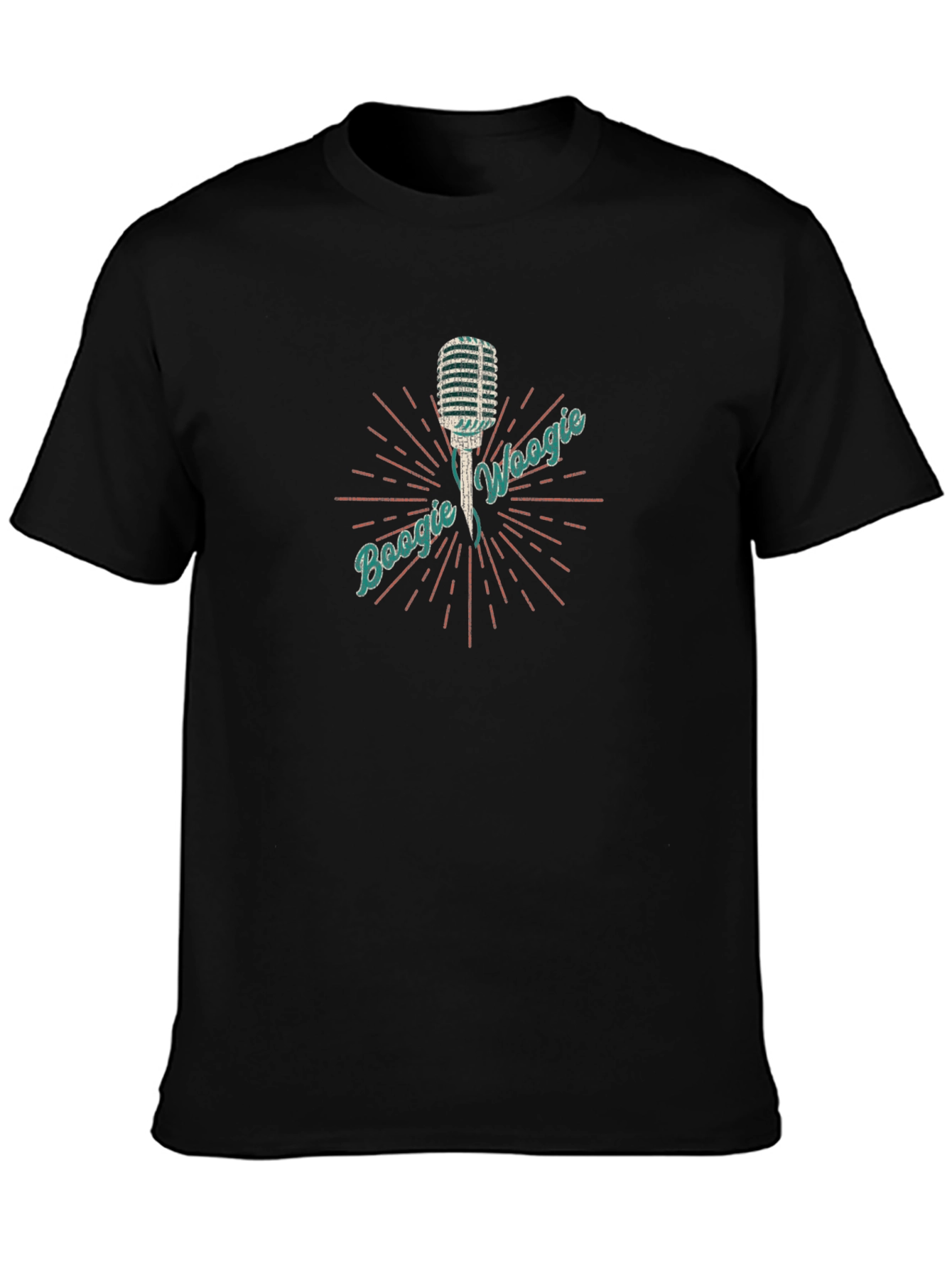 Boogie Woogie Microphone Graphic Tee