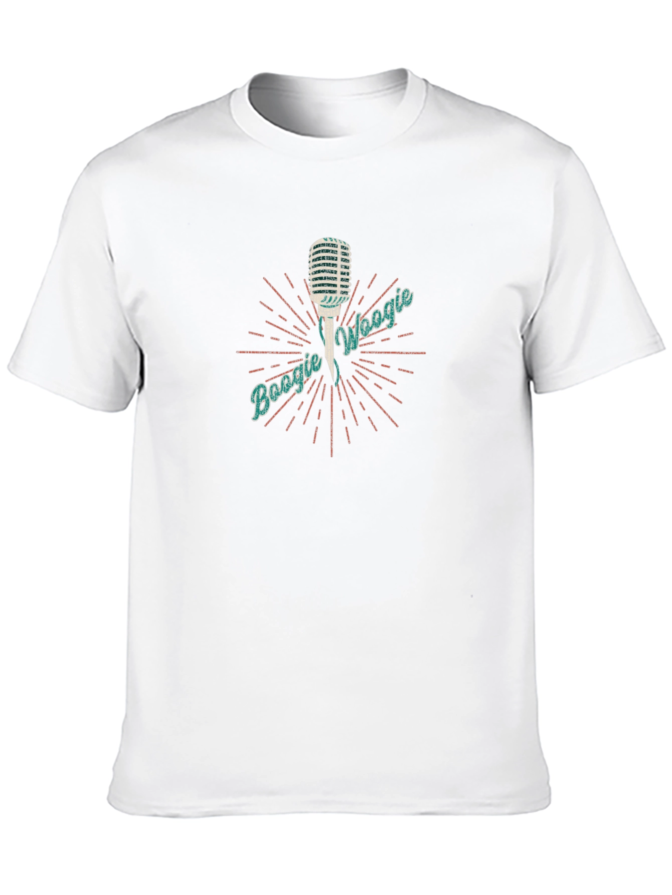 Boogie Woogie Microphone Graphic Tee