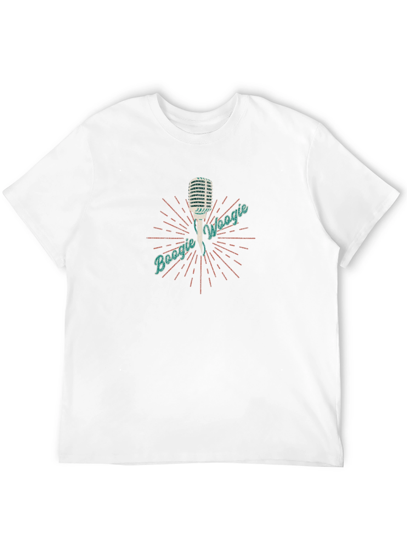 Boogie Woogie Microphone Graphic Tee