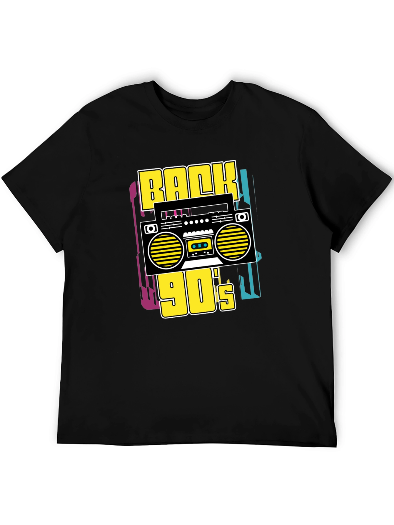 Retro 90s Boombox Graphic T-Shirt