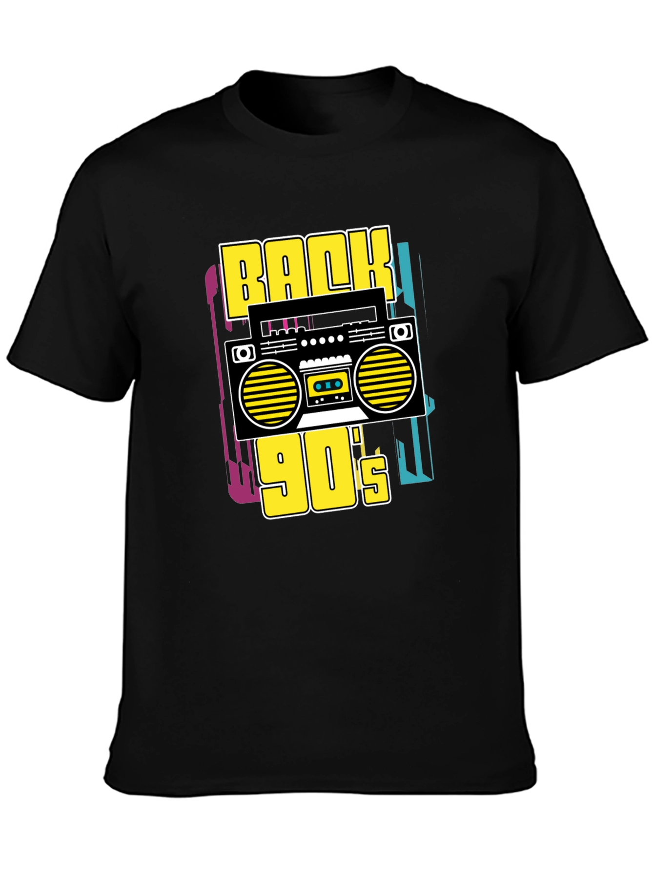 Retro 90s Boombox Graphic T-Shirt