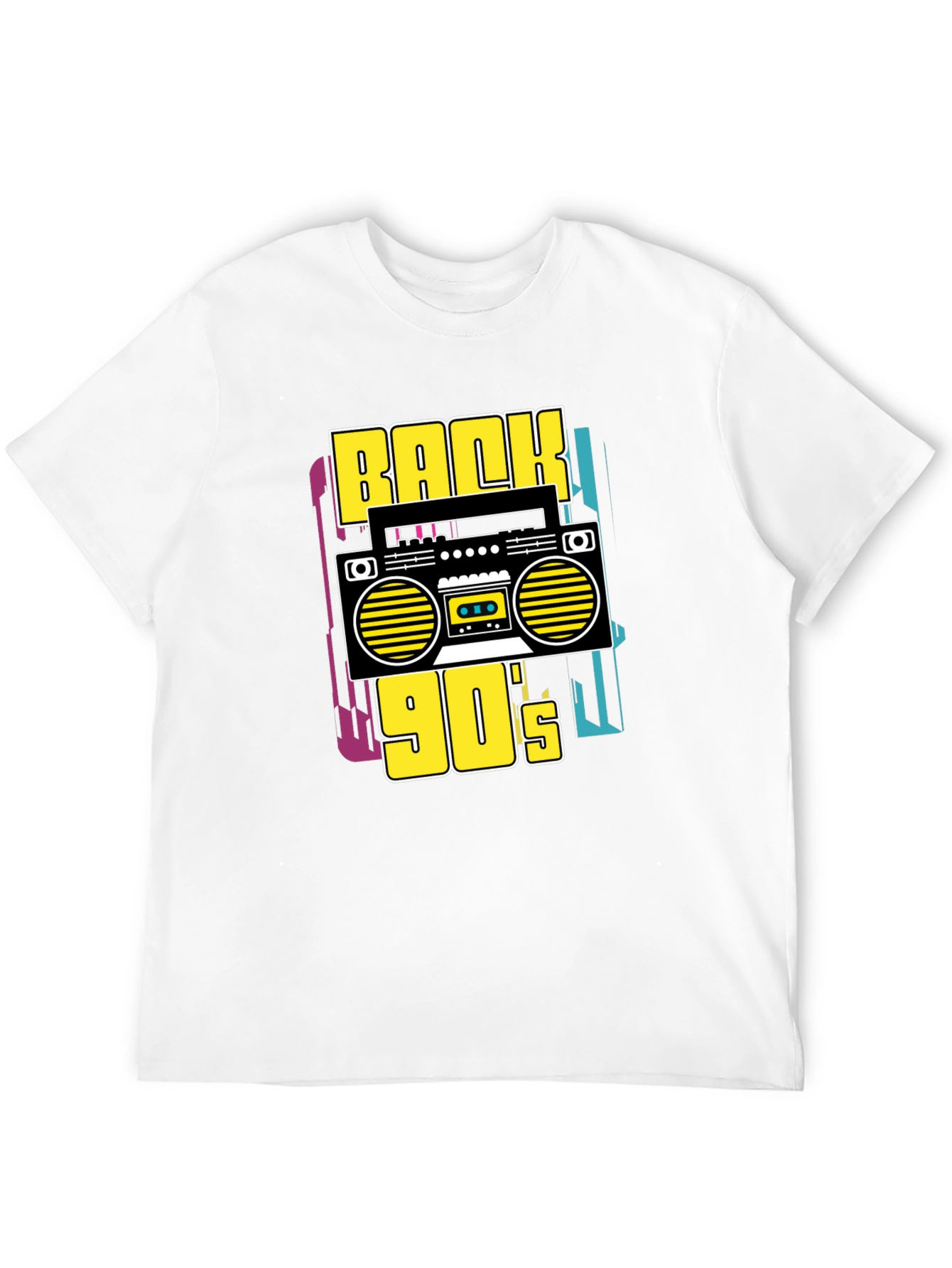 Retro 90s Boombox Graphic T-Shirt