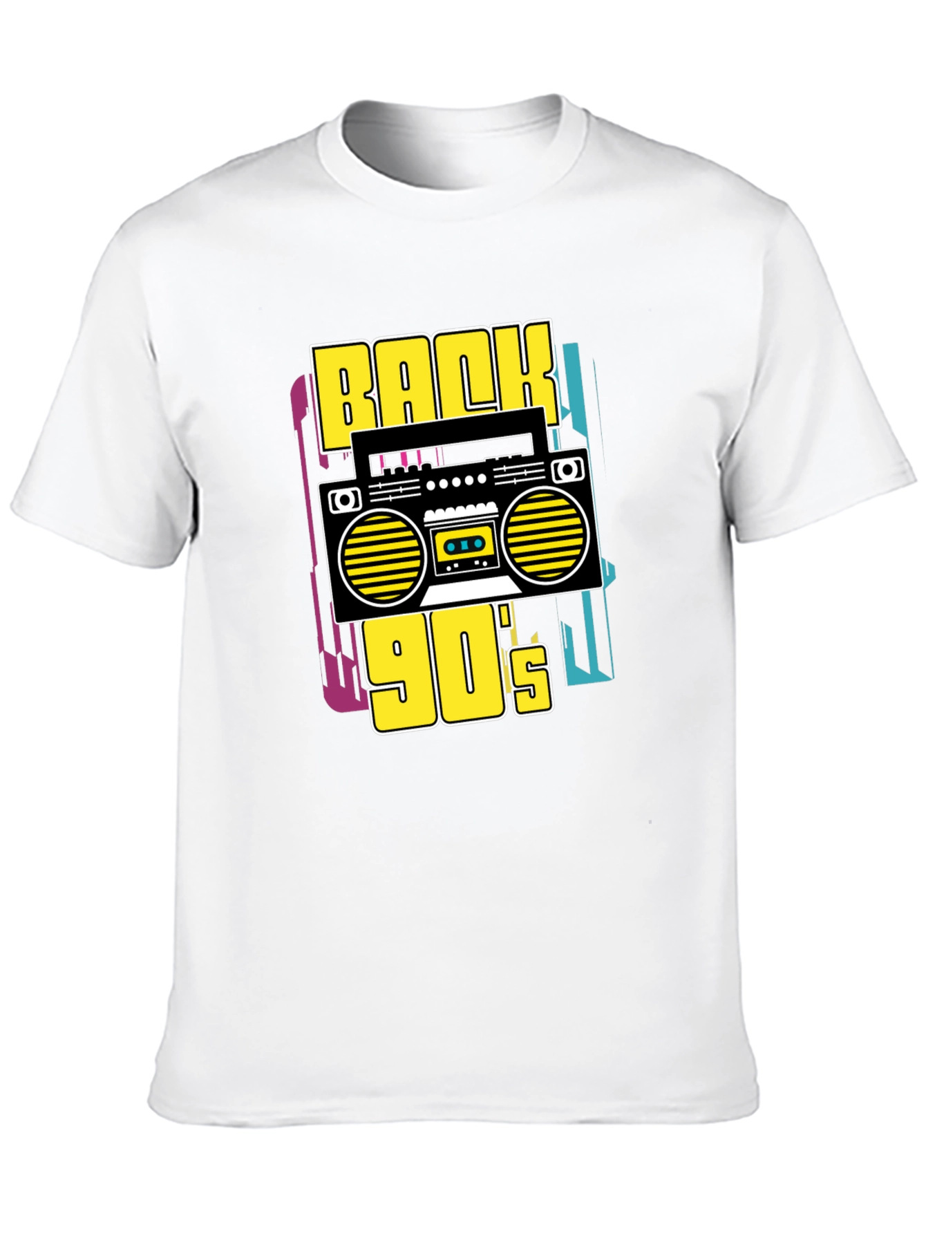 Retro 90s Boombox Graphic T-Shirt