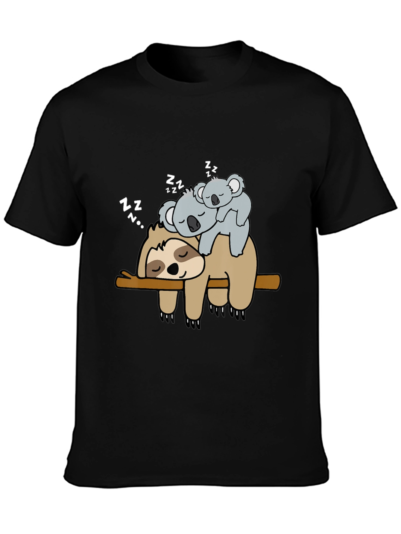 Sloth and Koala Nap T-Shirt - Cute Animal Tee