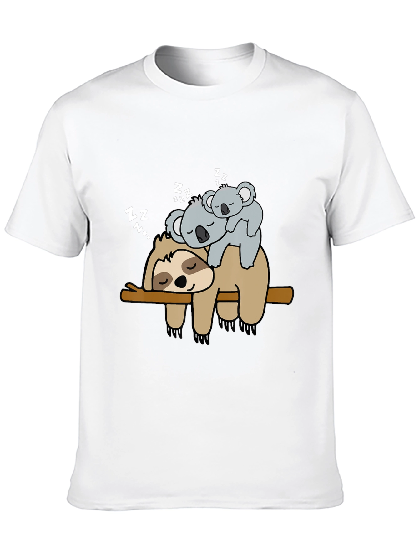 Sloth and Koala Nap T-Shirt - Cute Animal Tee