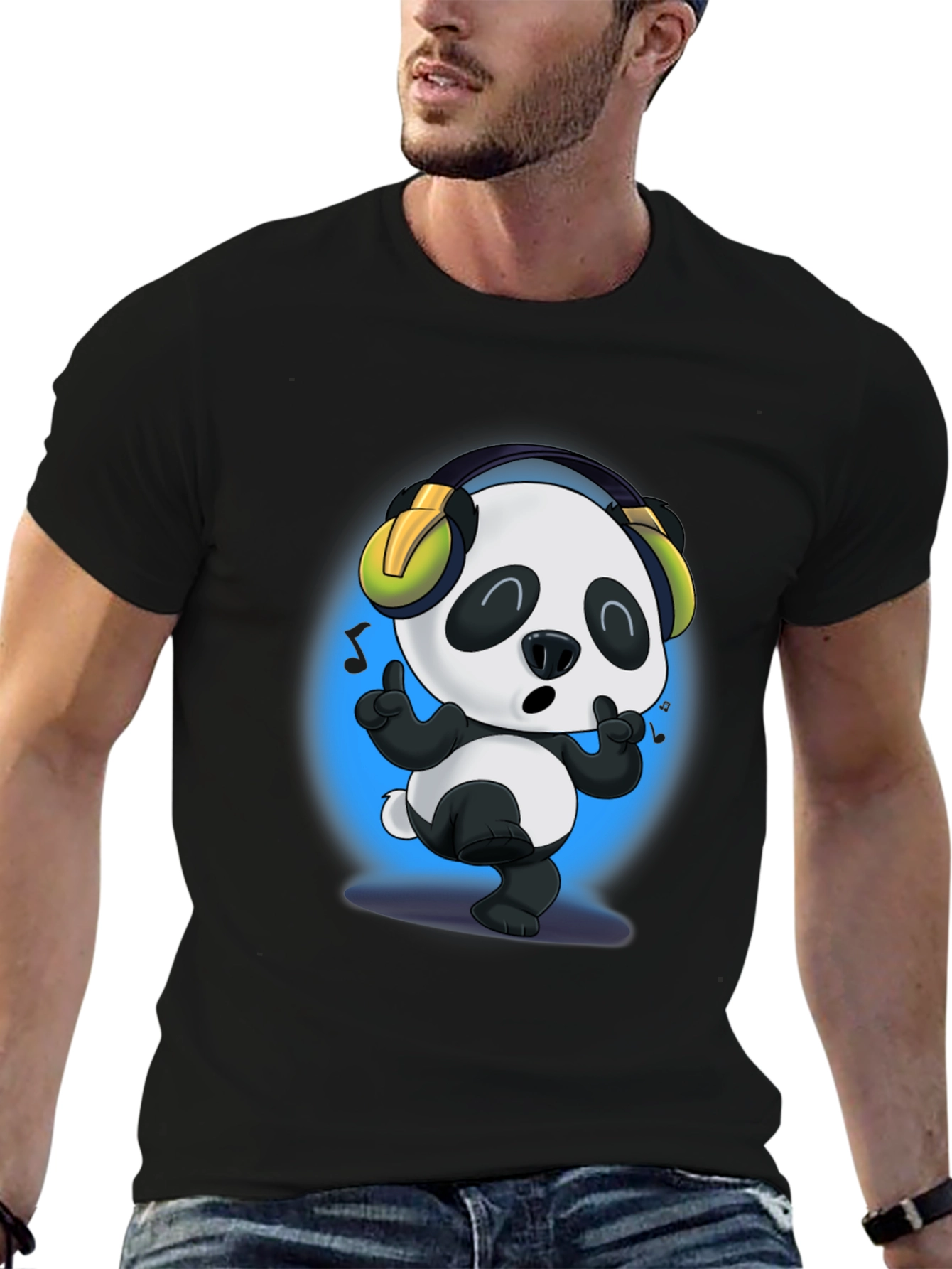 Dancing Panda T-Shirt - Cartoon Style