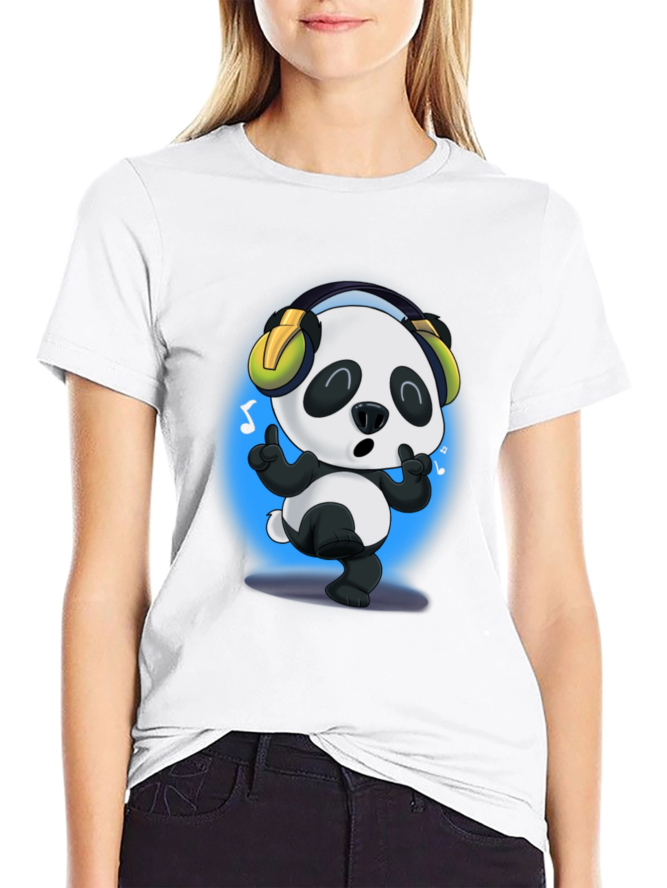 Dancing Panda T-Shirt - Cartoon Style
