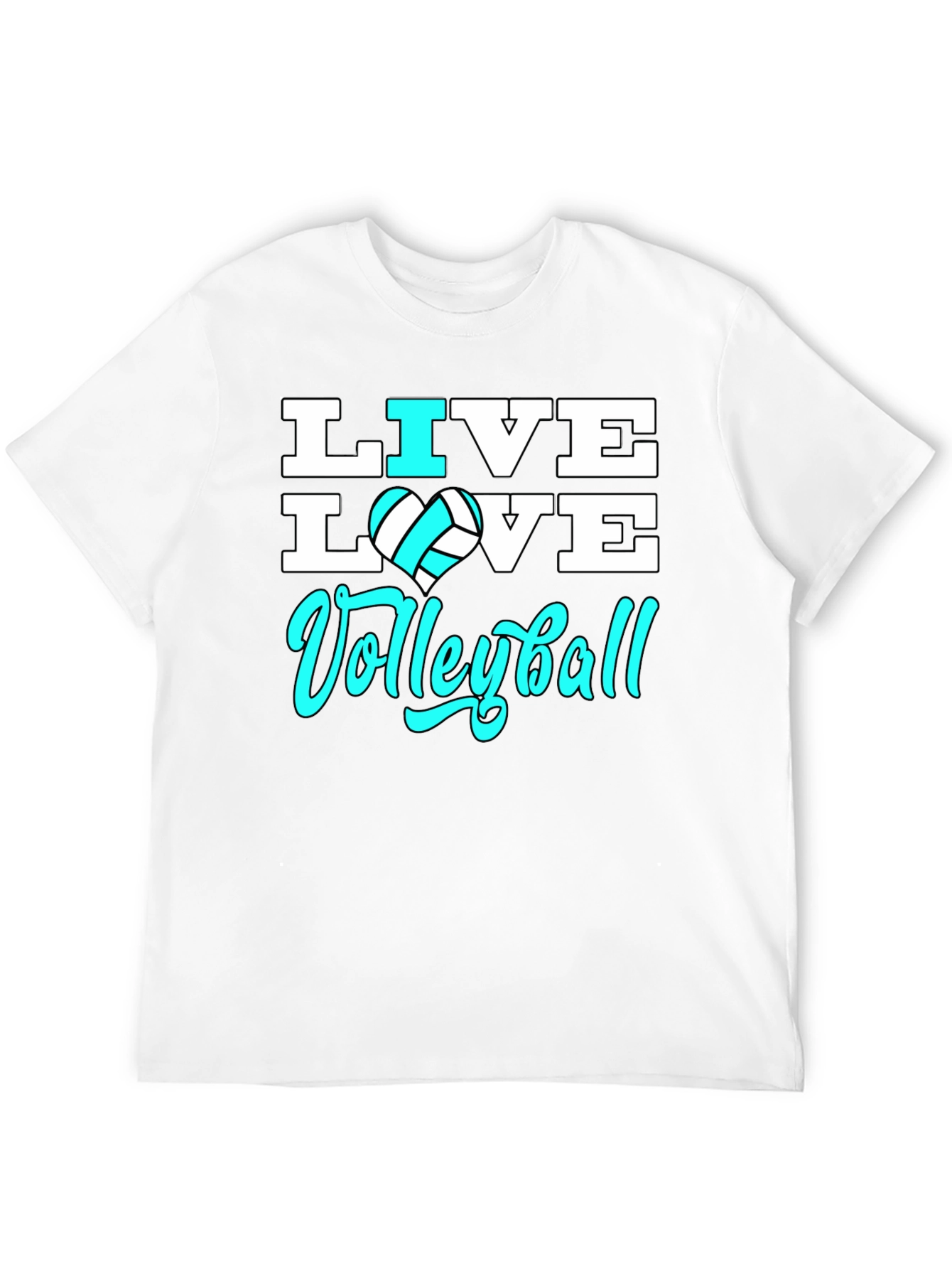 Live Love Volleyball Graphic Tee