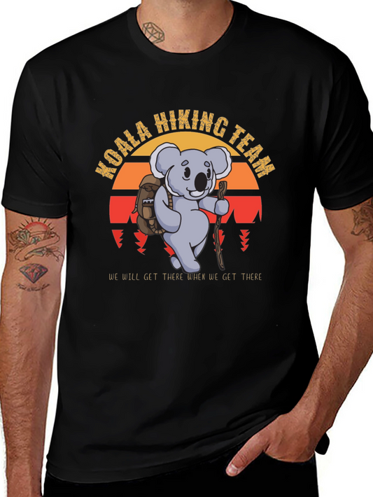 Koala Hiking Team Black T-Shirt