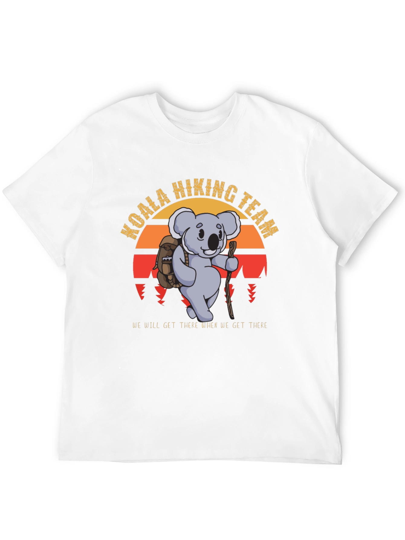 Koala Hiking Team Black T-Shirt