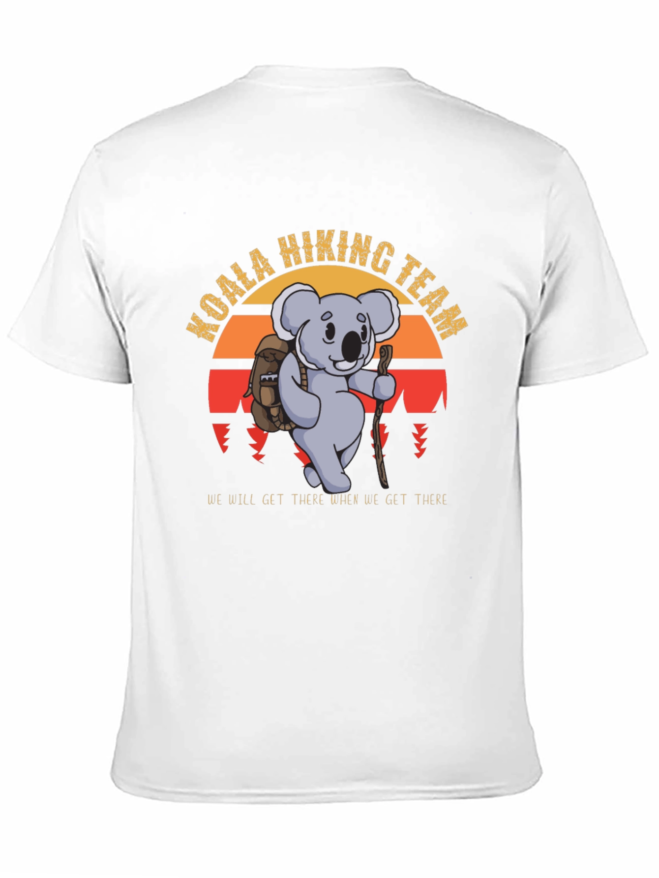 Koala Hiking Team Black T-Shirt