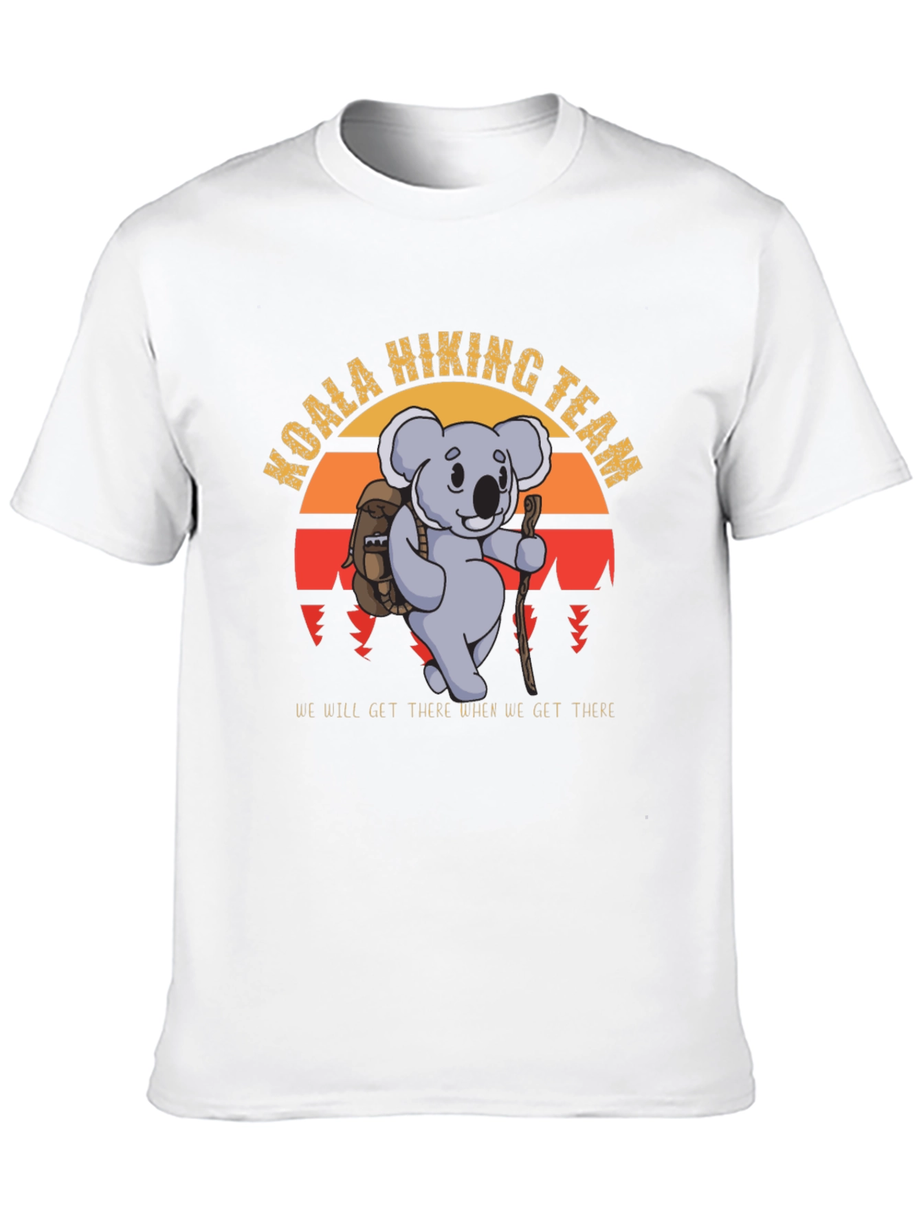 Koala Hiking Team Black T-Shirt