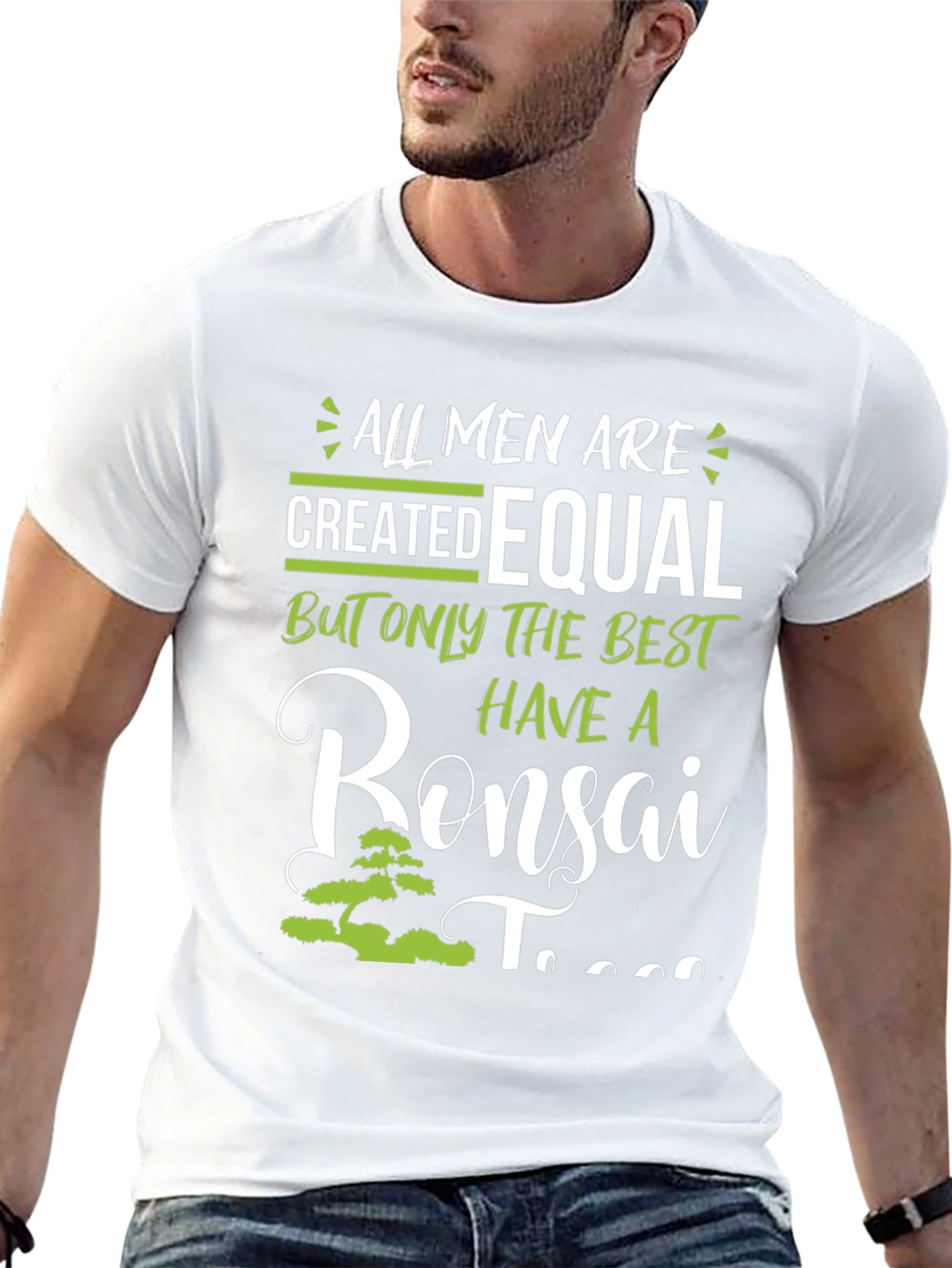 Bonsai Tree T-Shirt - All Men Are Created Equal