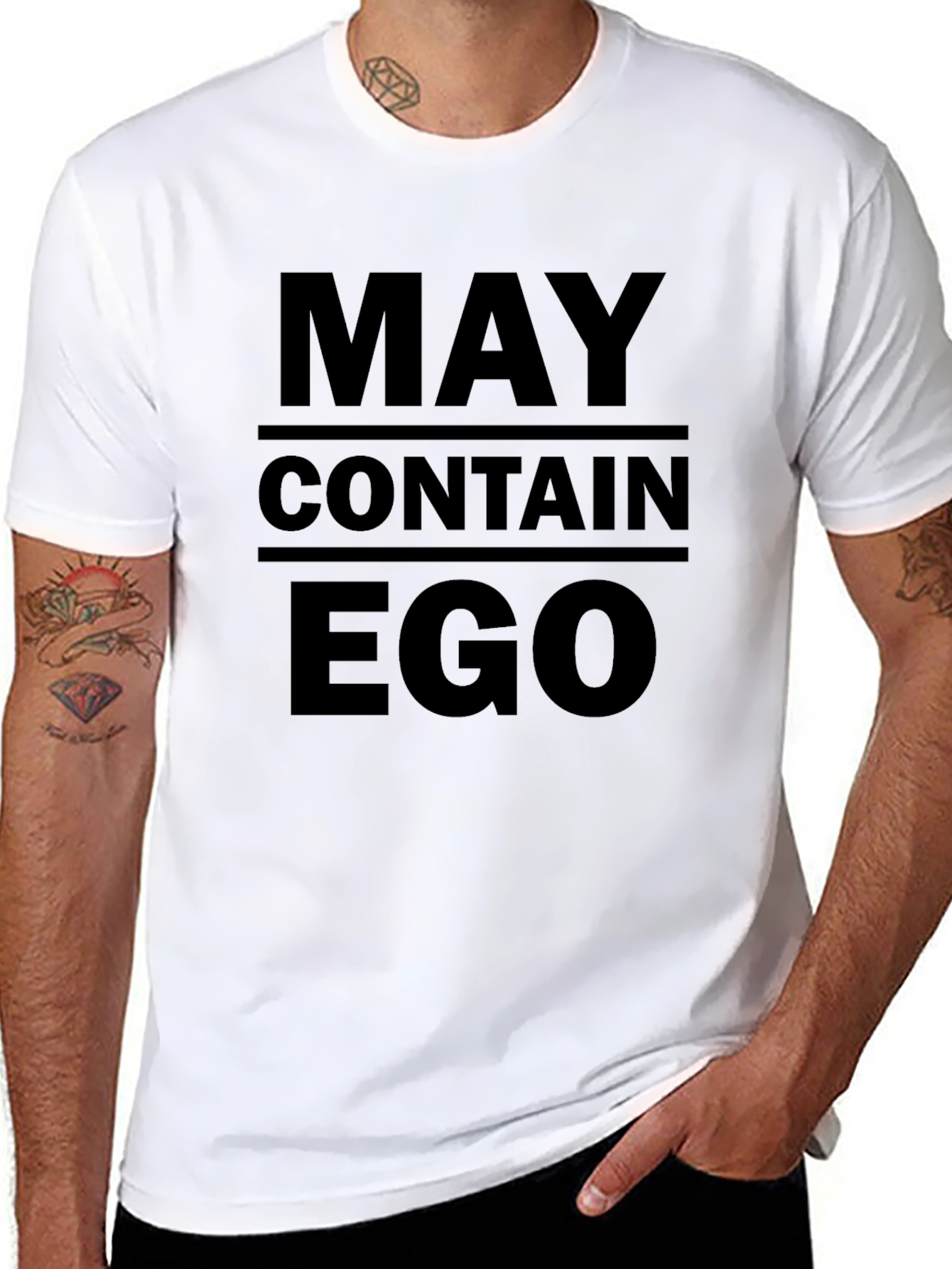 May Contain Ego Graphic T-Shirt