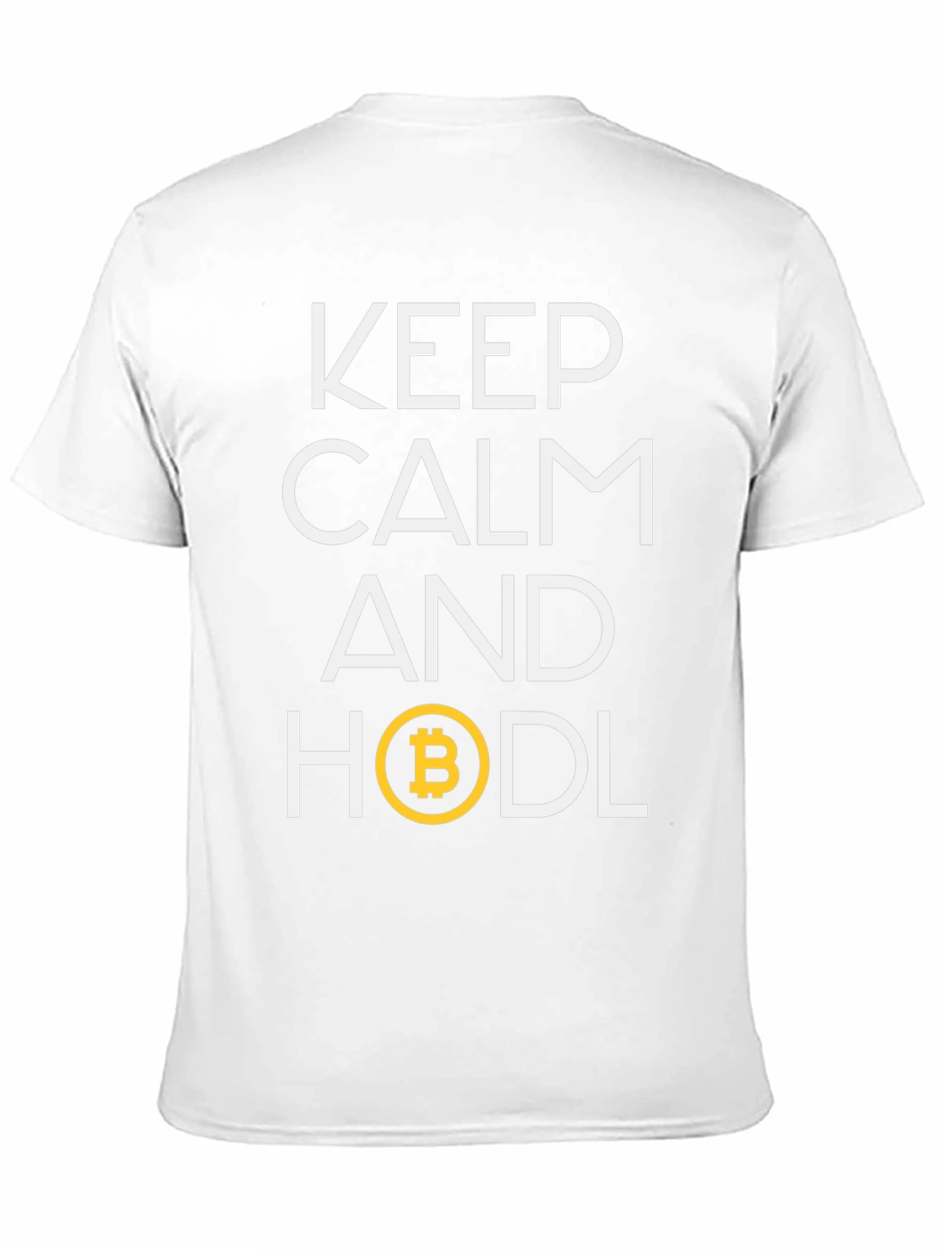 Keep Calm and HODL Bitcoin Crypto T-Shirt