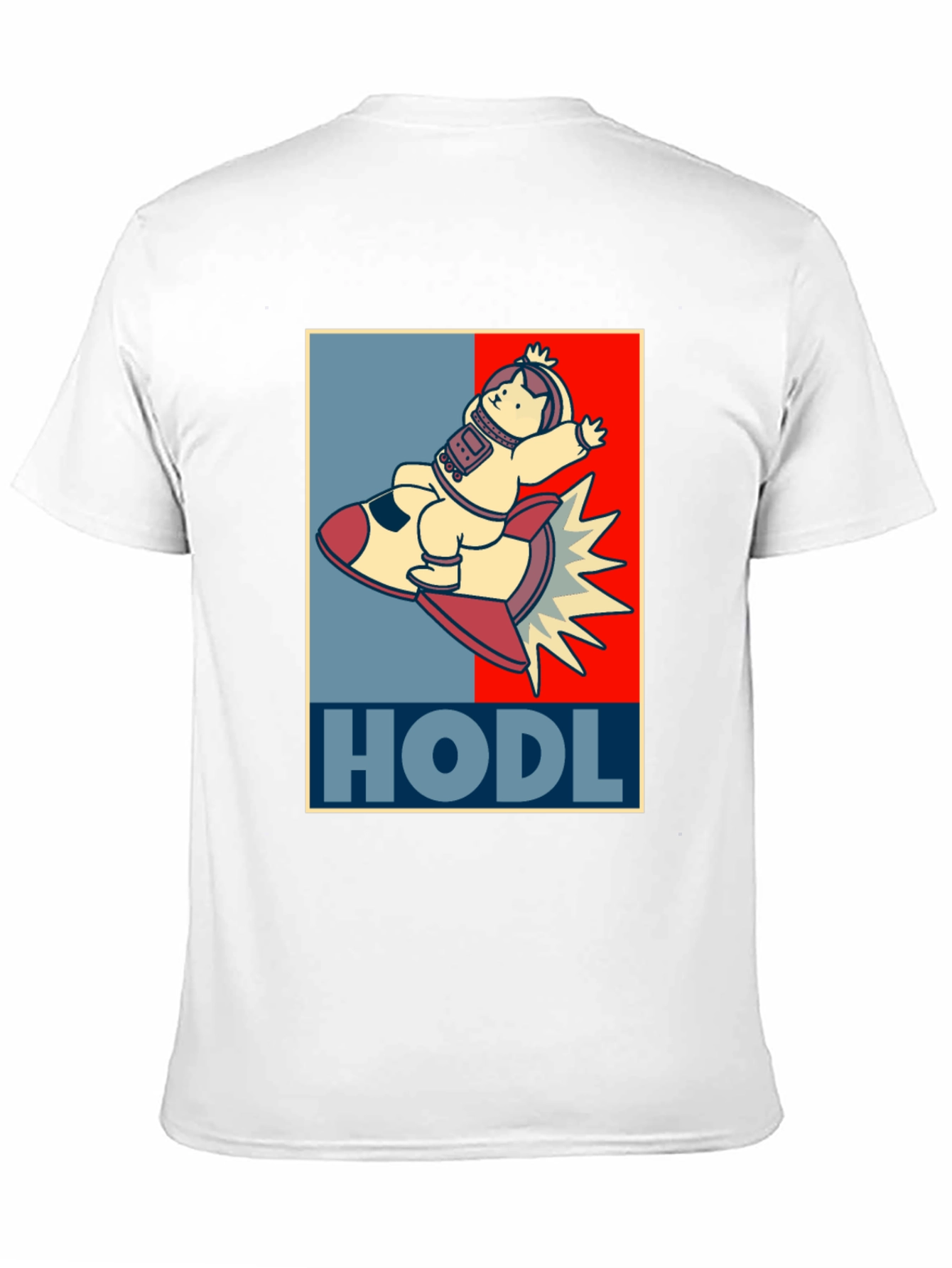 HODL Astronaut Cat T-Shirt - Crypto Moonshot!
