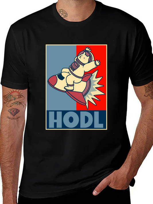 HODL Astronaut Cat T-Shirt - Crypto Moonshot!