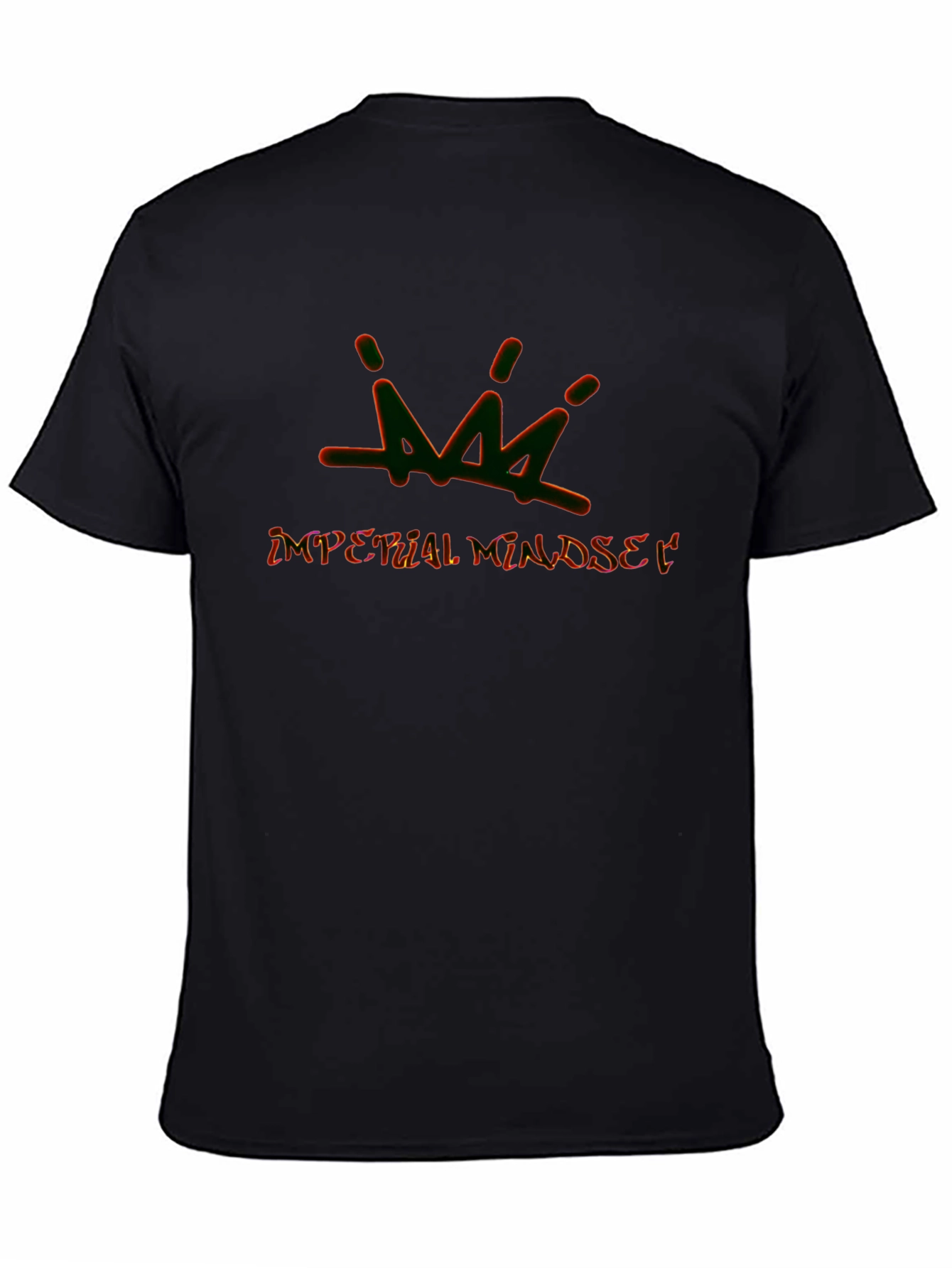 Imperial Mindset Black Graphic T-Shirt