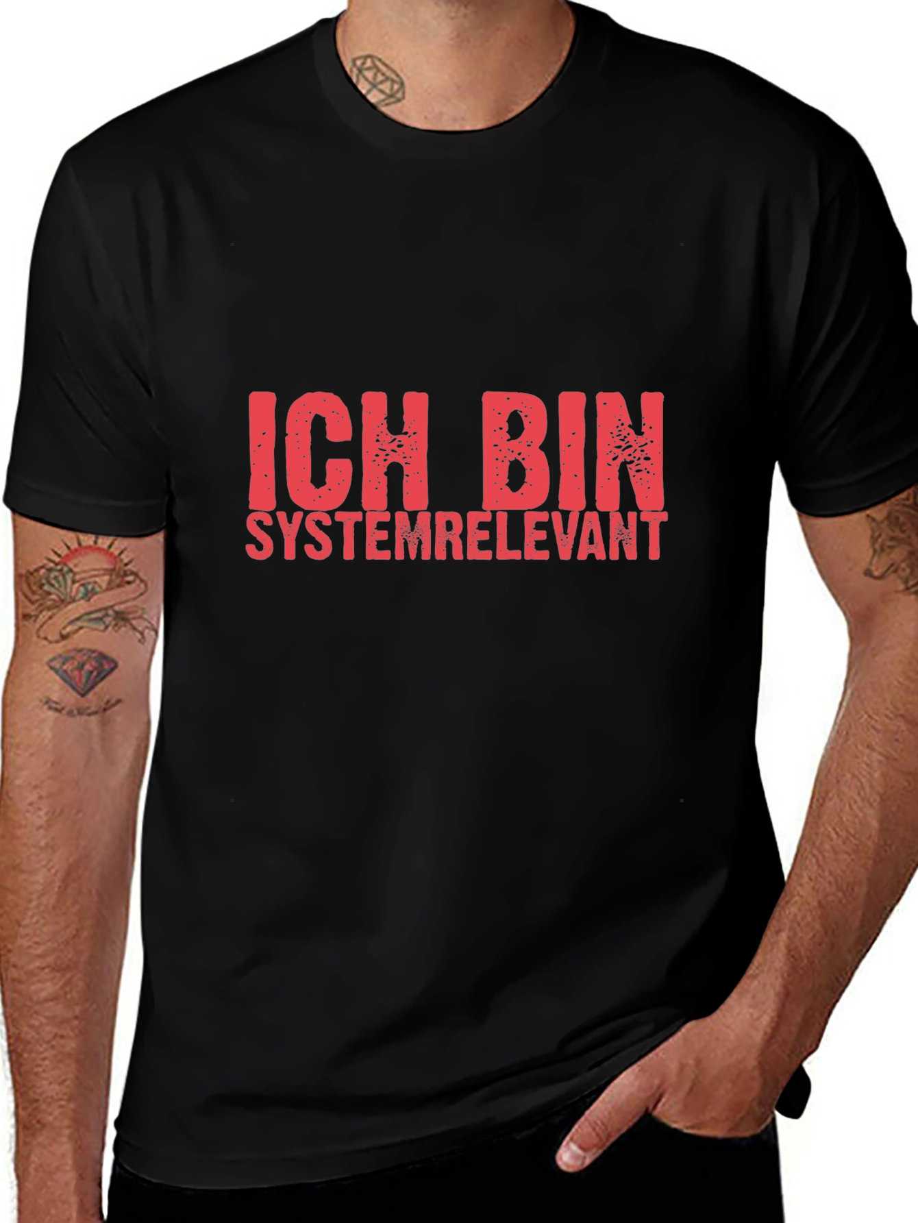 Ich Bin Systemrelevant T-Shirt Black