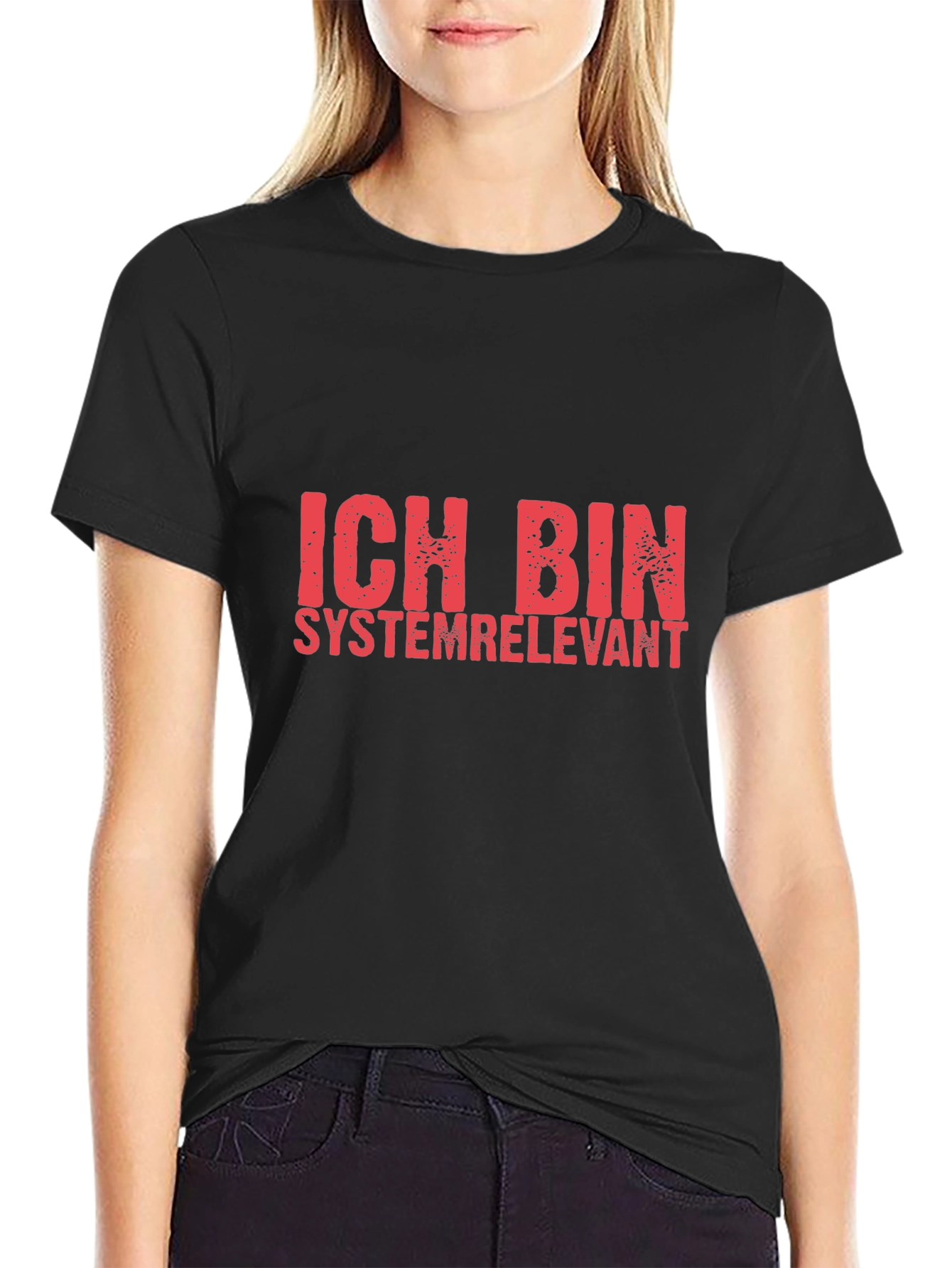 Ich Bin Systemrelevant T-Shirt Black