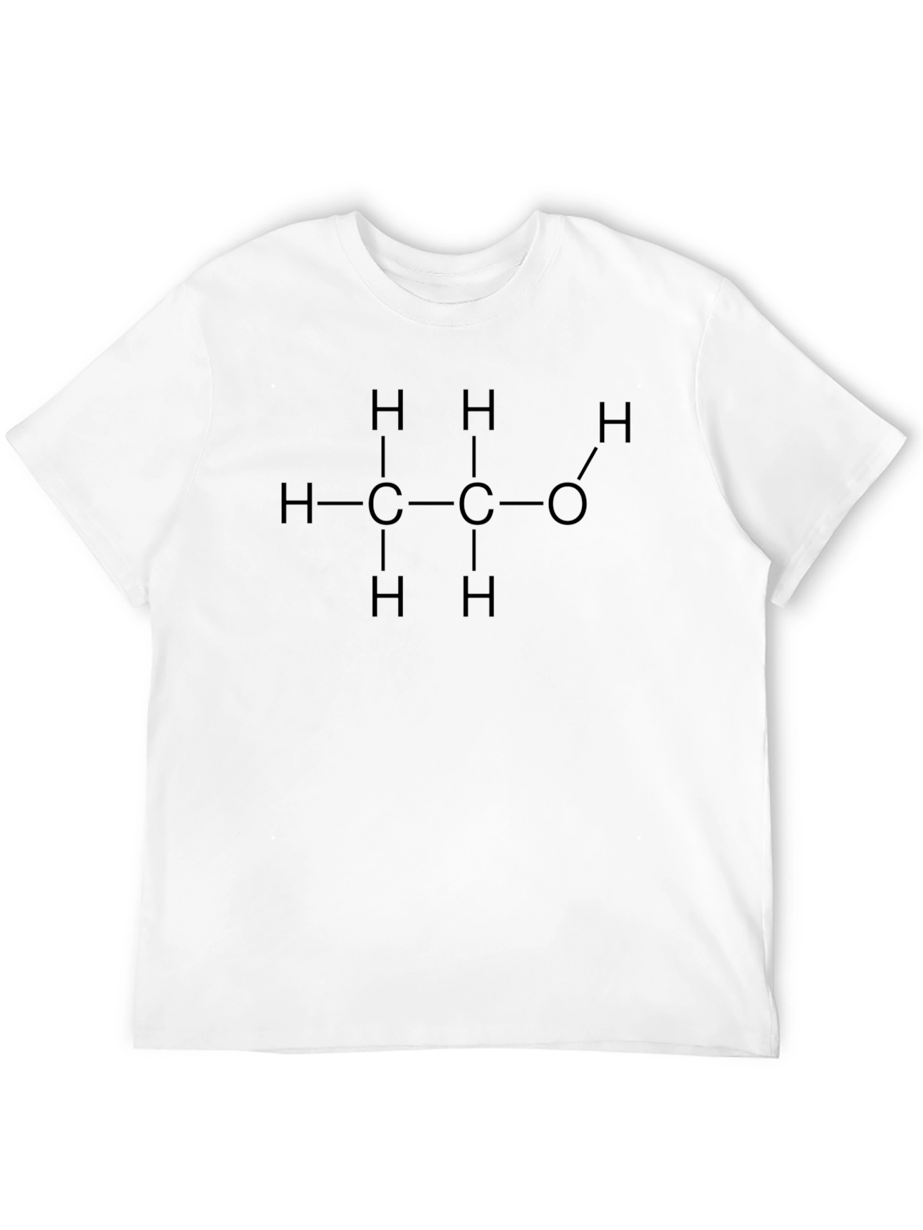 Ethanol Molecule Graphic Tee - Science Shirt
