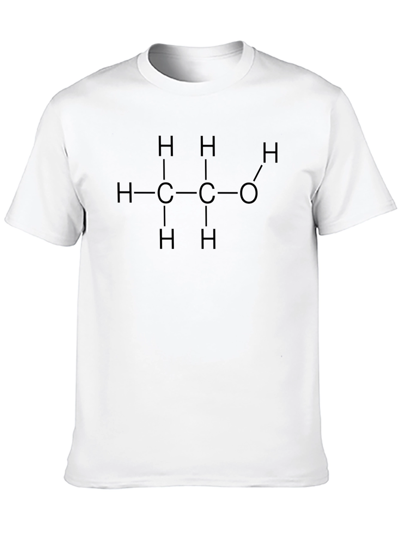 Ethanol Molecule Graphic Tee - Science Shirt