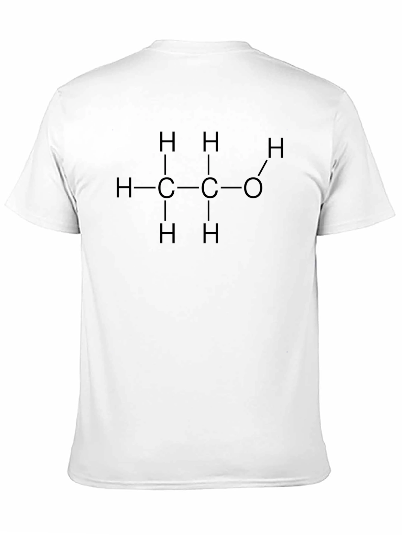 Ethanol Molecule Graphic Tee - Science Shirt
