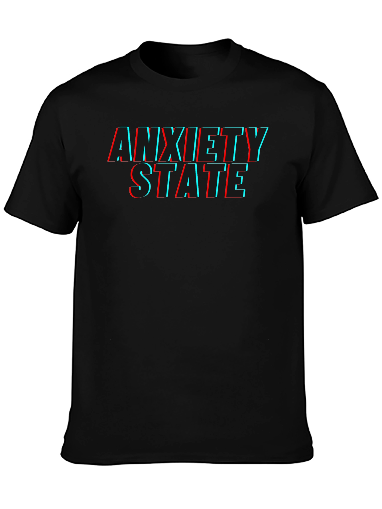 Anxiety State Graphic T-Shirt - Bold & Edgy