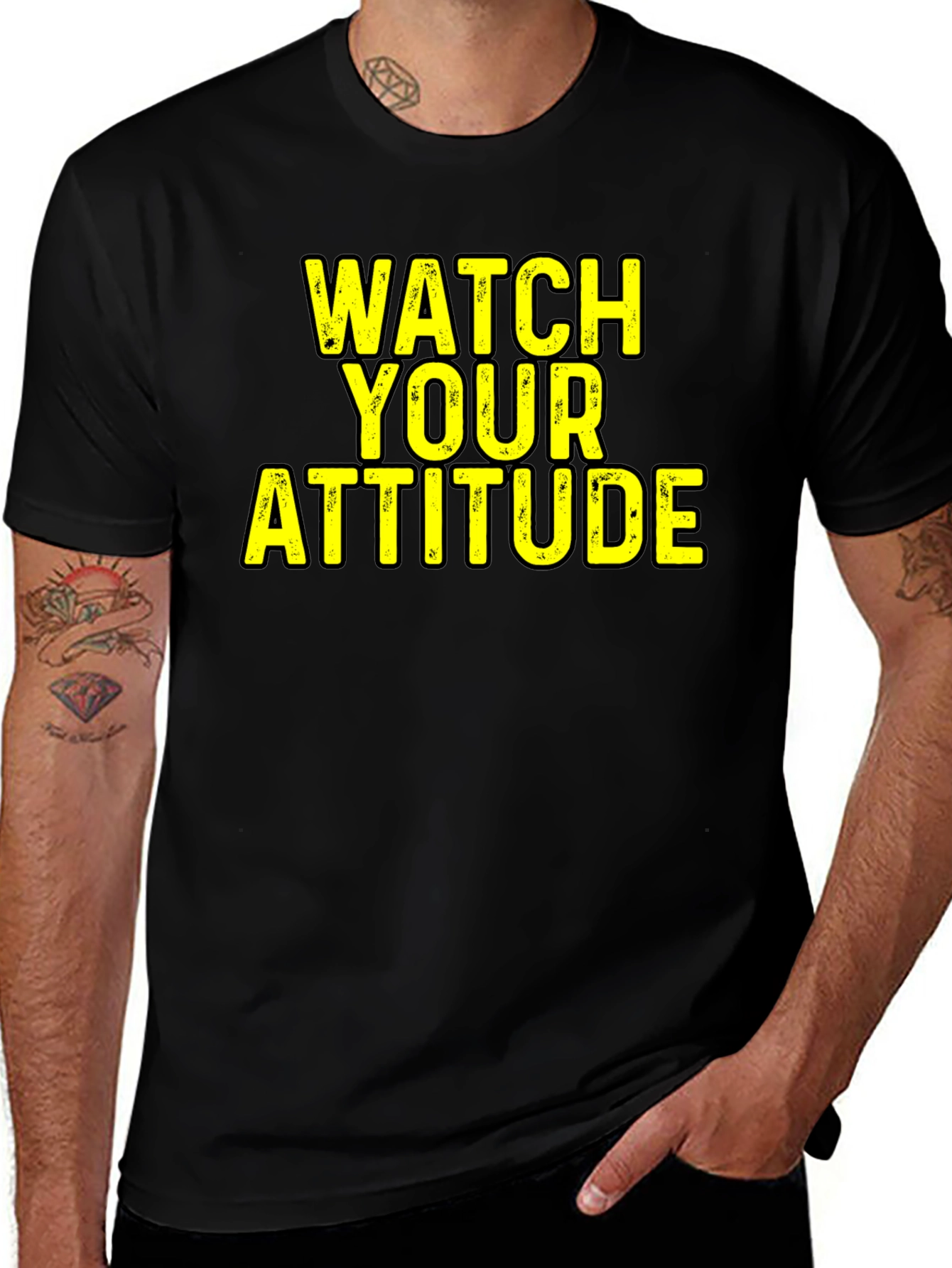 Watch Your Attitude Graphic T-Shirt
