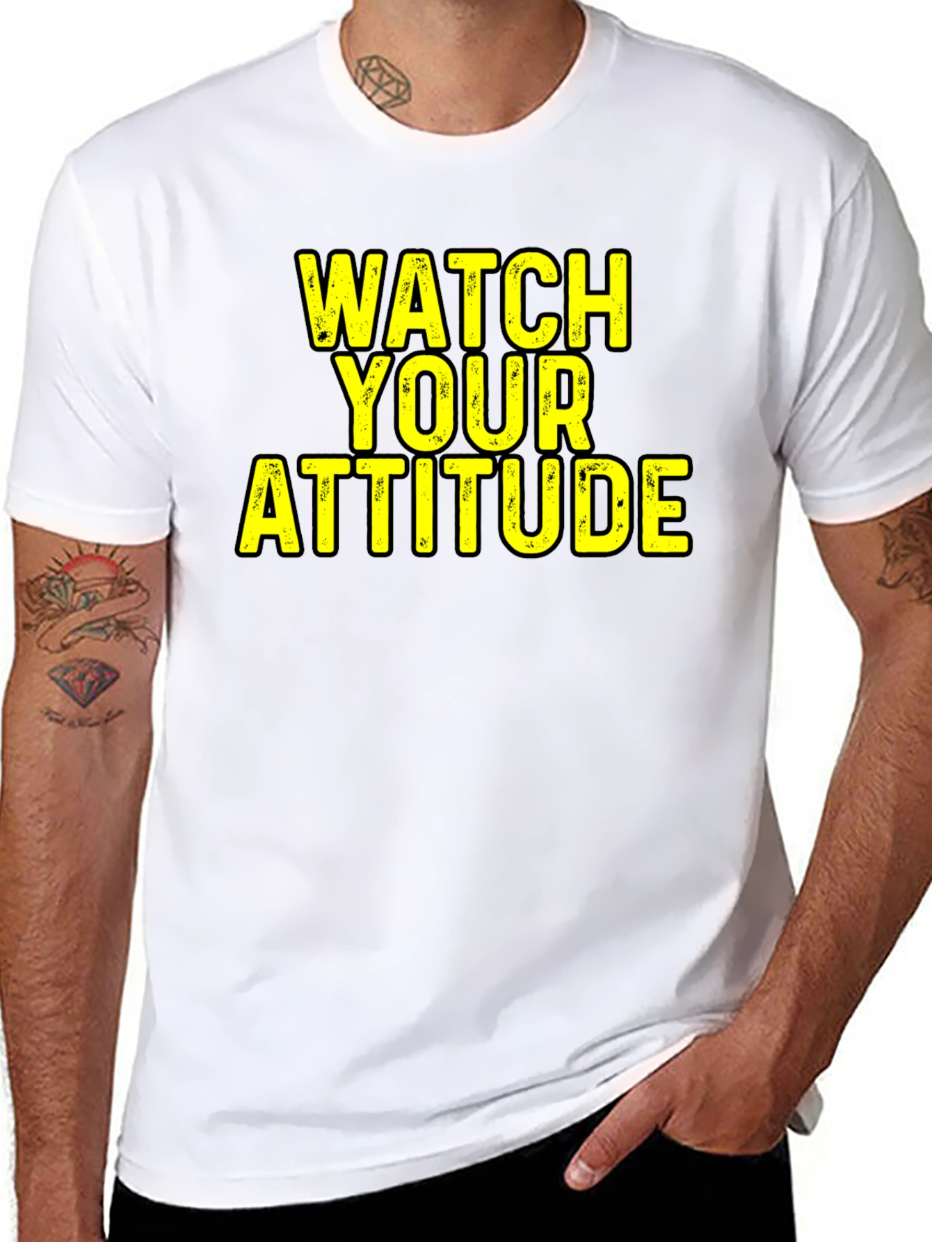 Watch Your Attitude Graphic T-Shirt