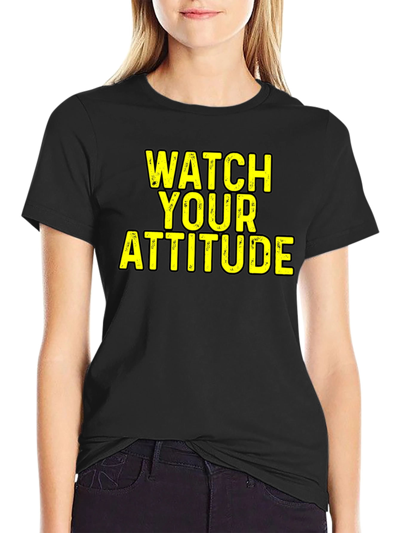 Watch Your Attitude Graphic T-Shirt