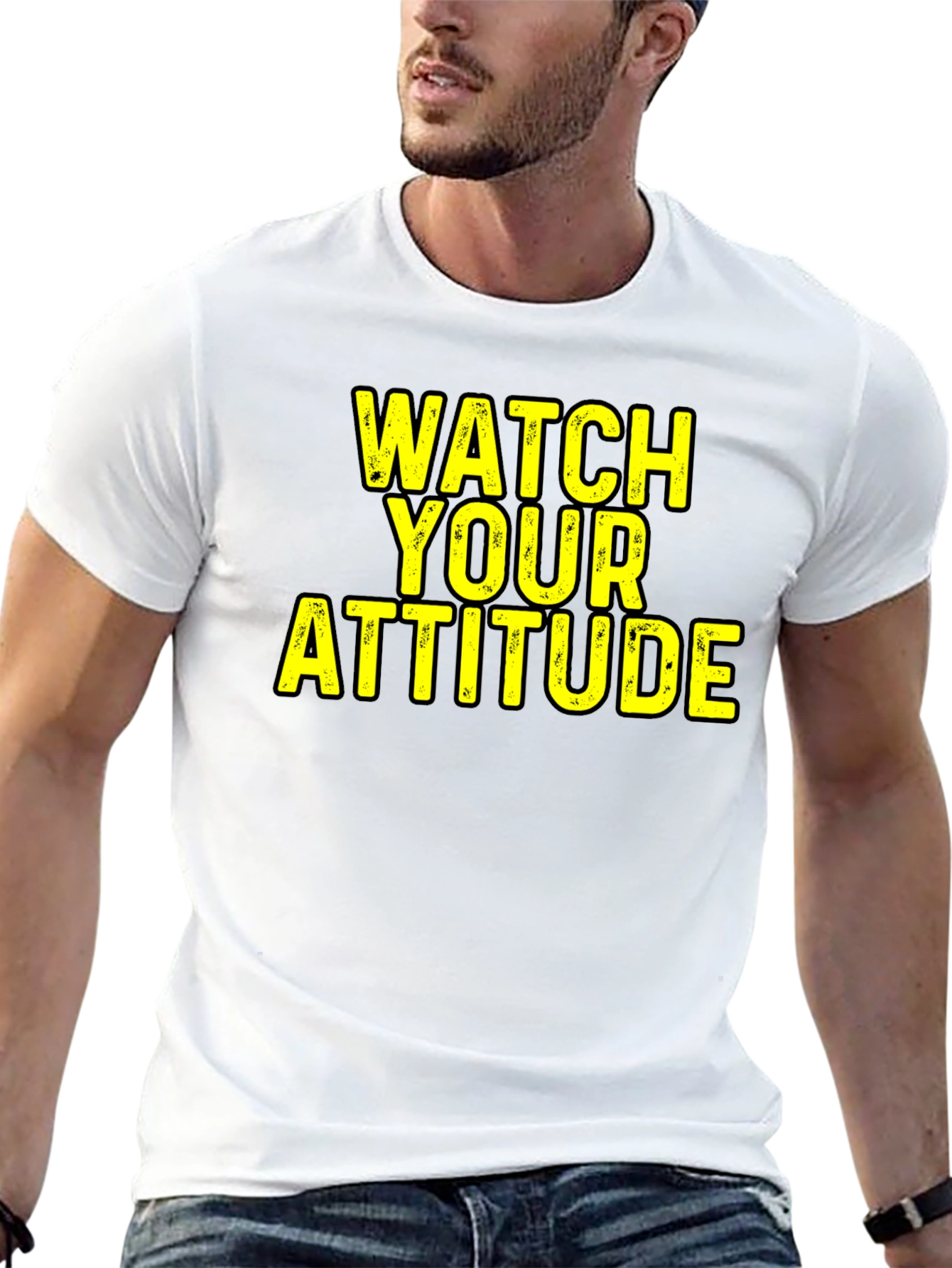 Watch Your Attitude Graphic T-Shirt