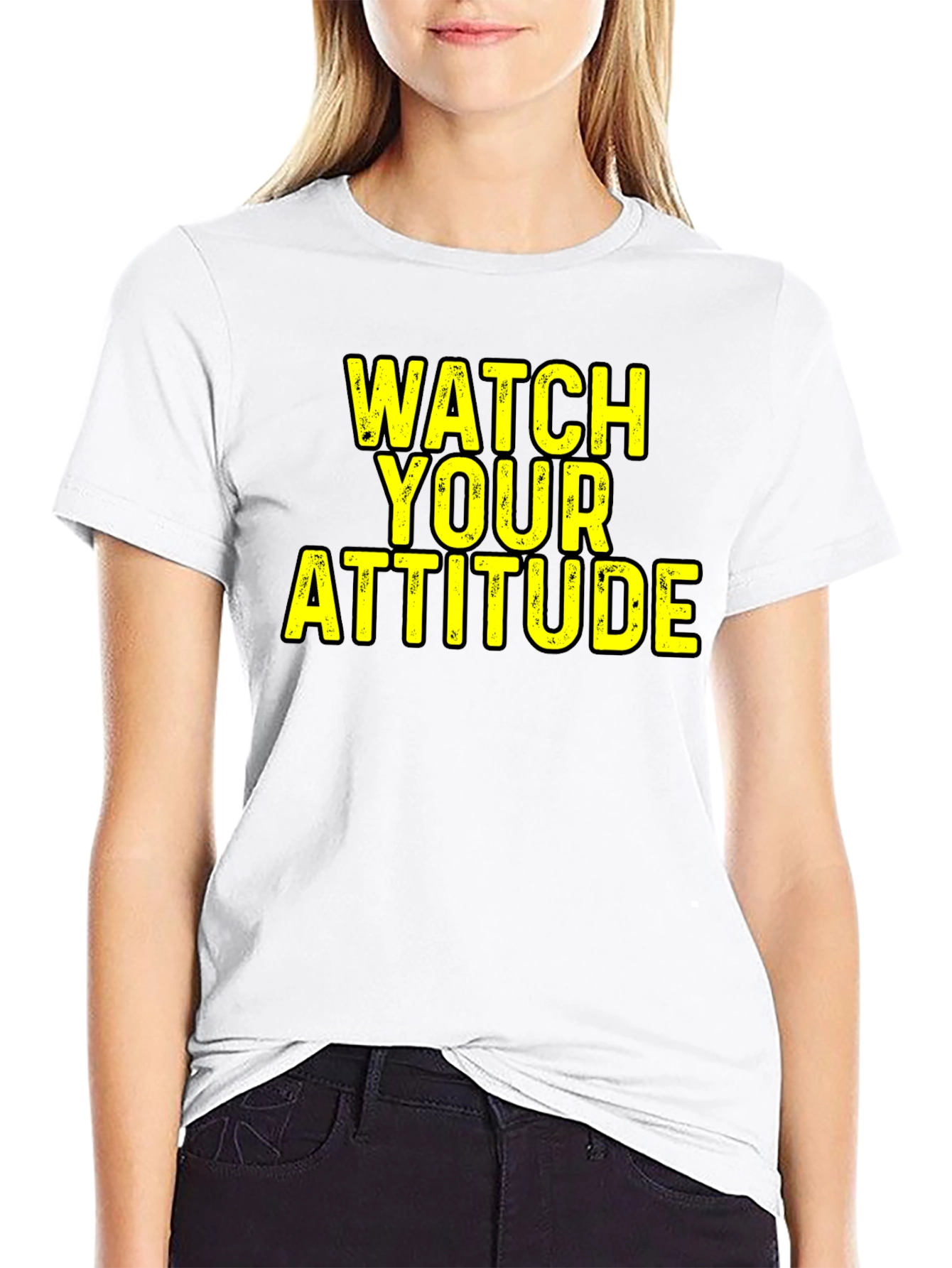 Watch Your Attitude Graphic T-Shirt